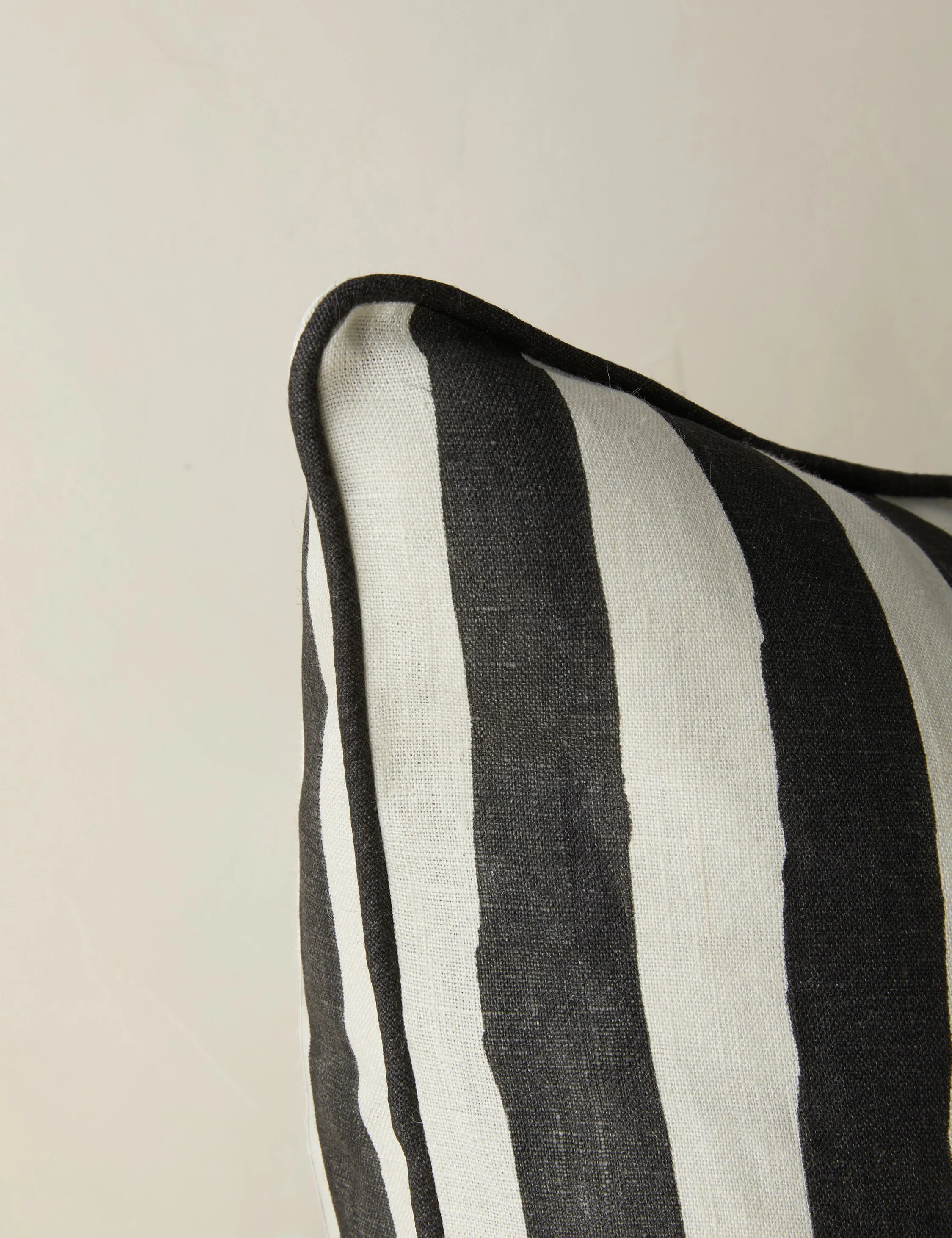 Painterly Stripe Linen Pillow by Sarah Sherman Samuel Lulu and Georgia