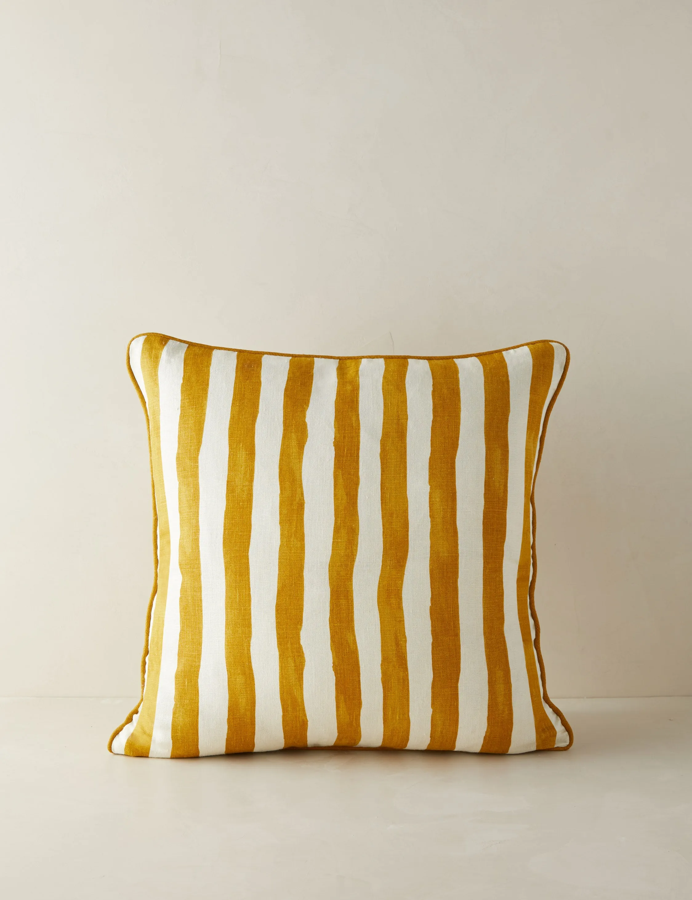 Painterly Stripe Linen Pillow by Sarah Sherman Samuel Lulu and Georgia