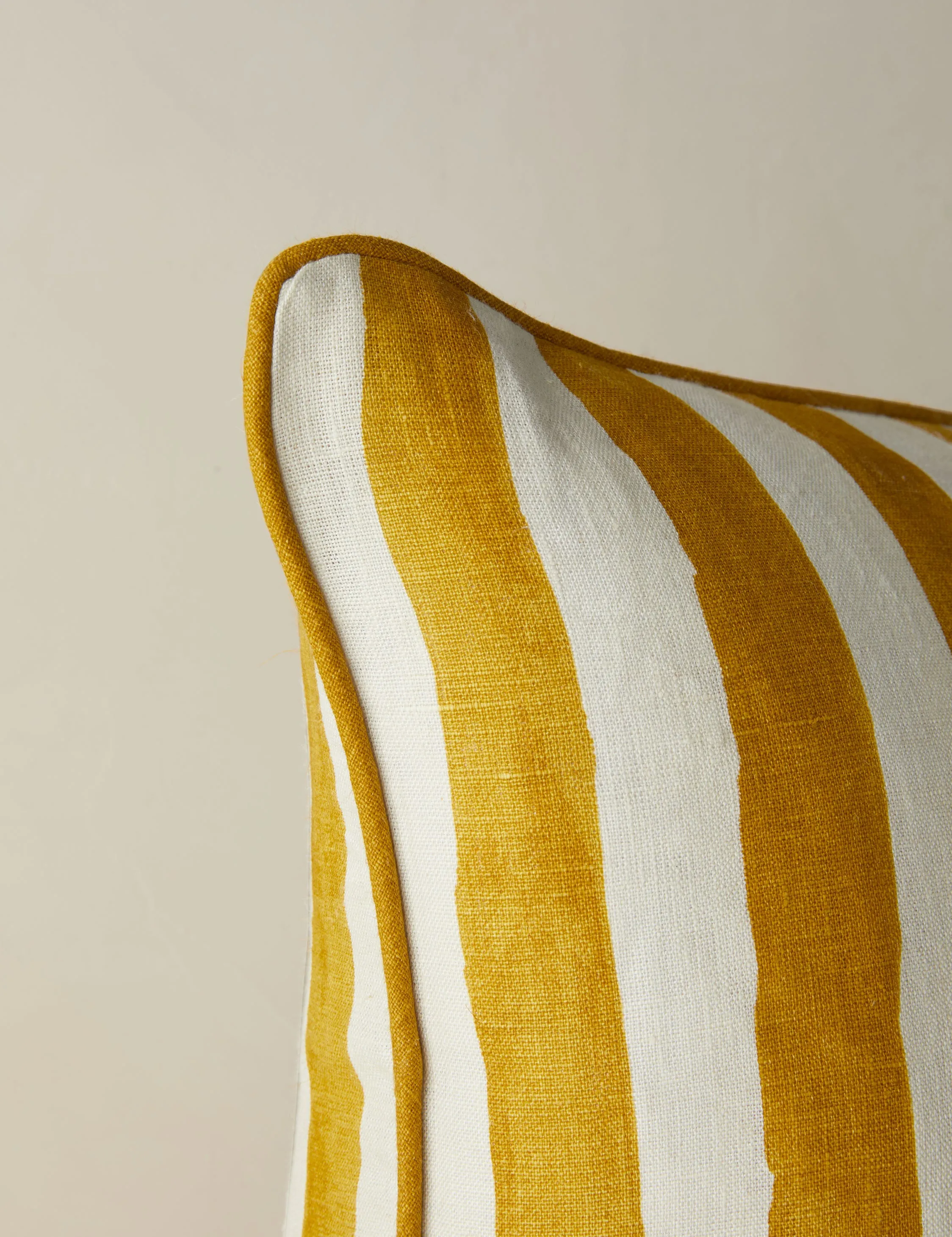 Painterly Stripe Linen Pillow by Sarah Sherman Samuel Lulu and Georgia