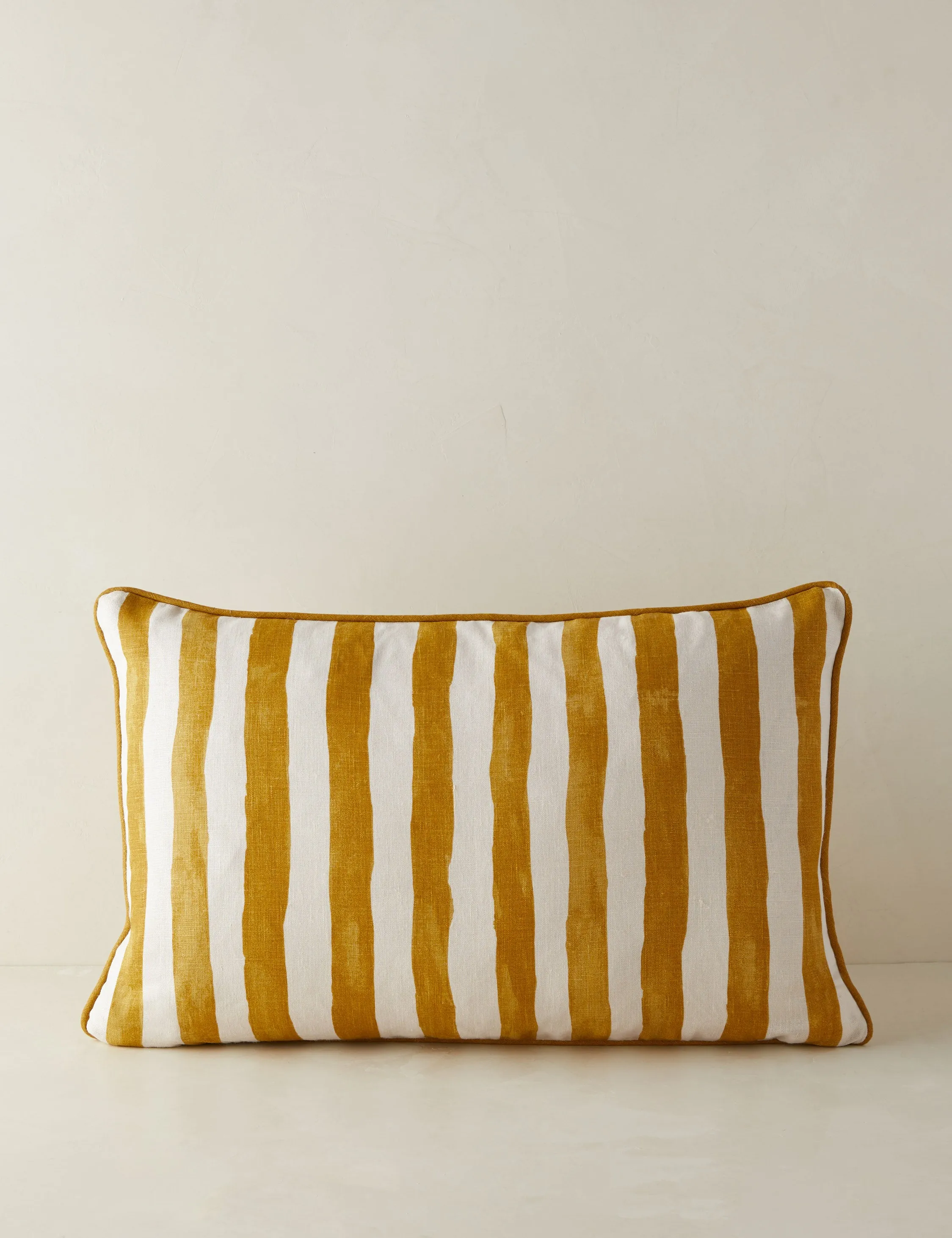 Painterly Stripe Linen Pillow by Sarah Sherman Samuel Lulu and Georgia