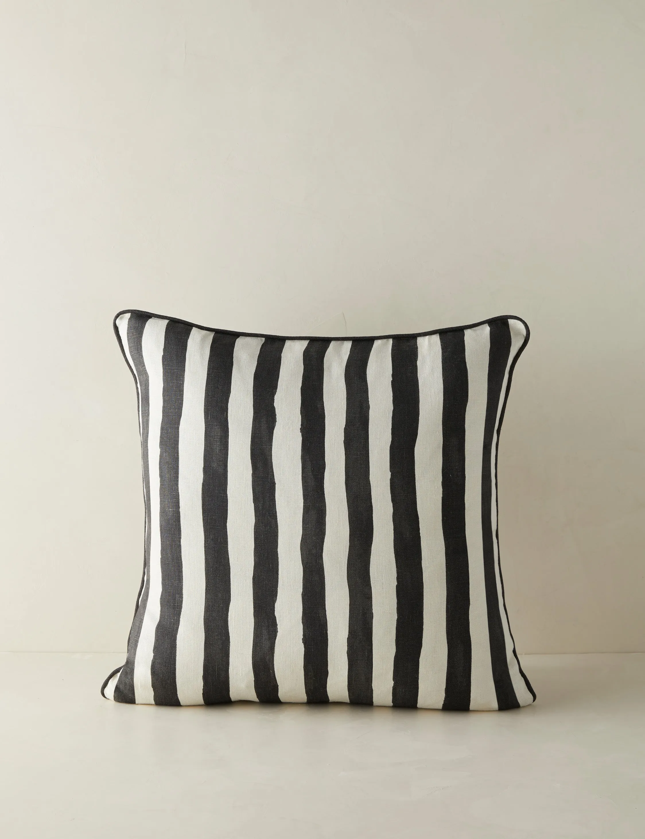 Painterly Stripe Linen Pillow by Sarah Sherman Samuel Lulu and Georgia