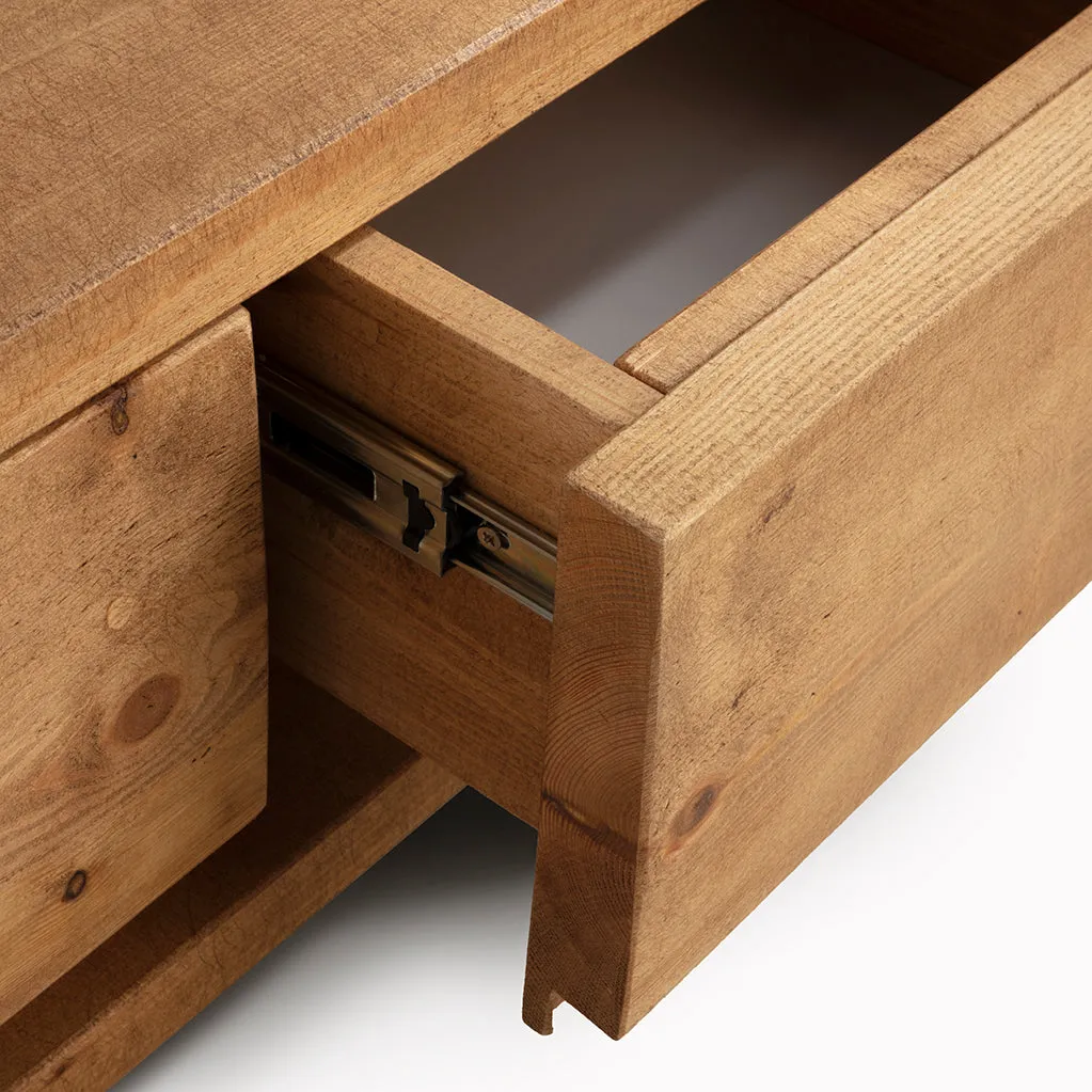 Pandon TV Stand 2 Drawers Funky Chunky