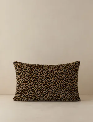Panthera Velvet Lumbar Pillow by Scalamandre Lulu and Georgia