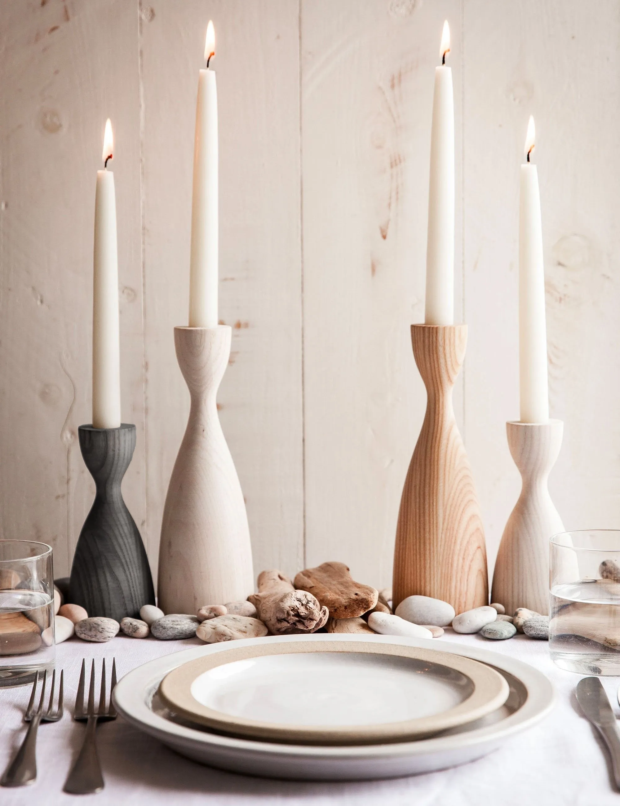 Pantry Candlestick by Farmhouse Pottery Lulu and Georgia