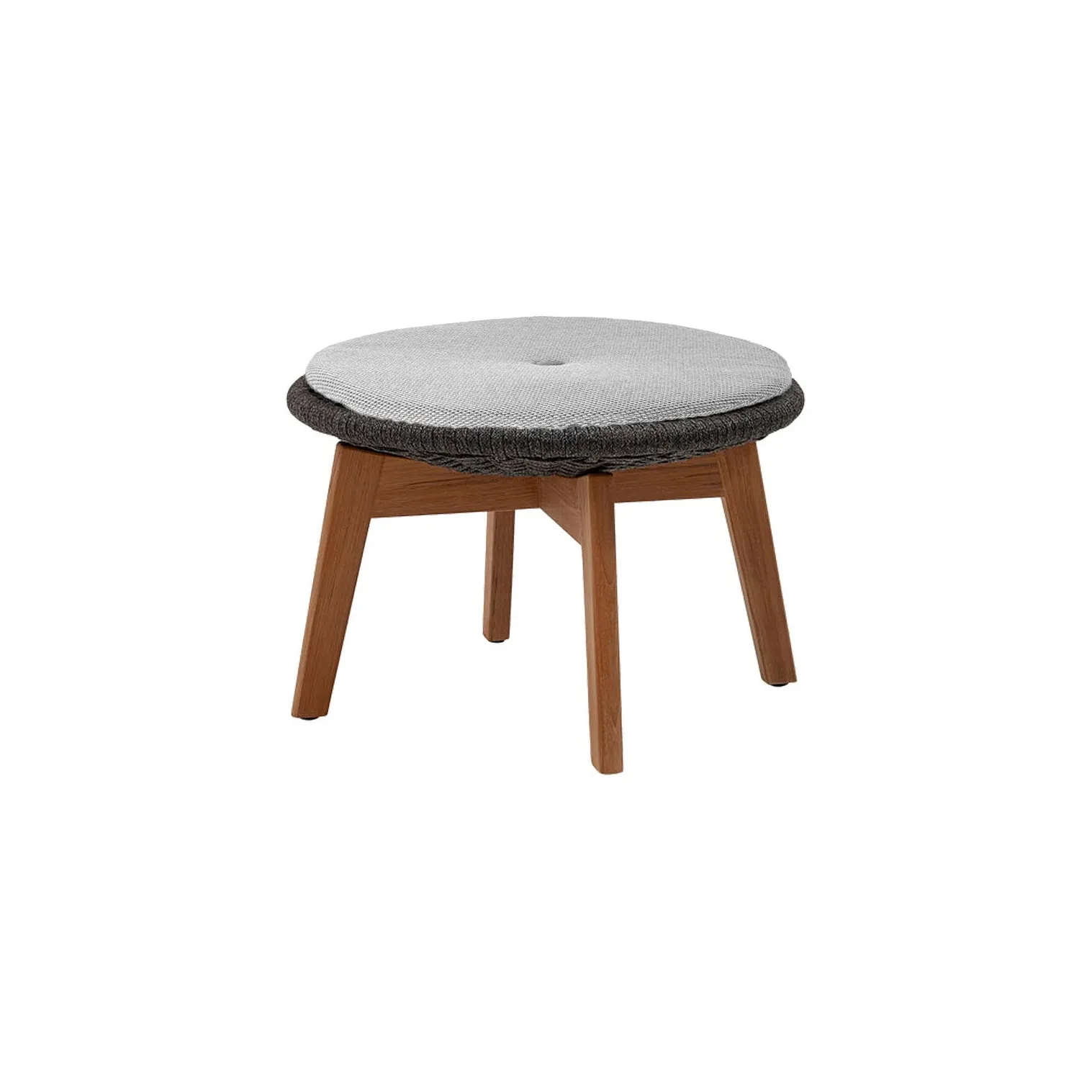 Peacock Outdoor Footstool/Side Table