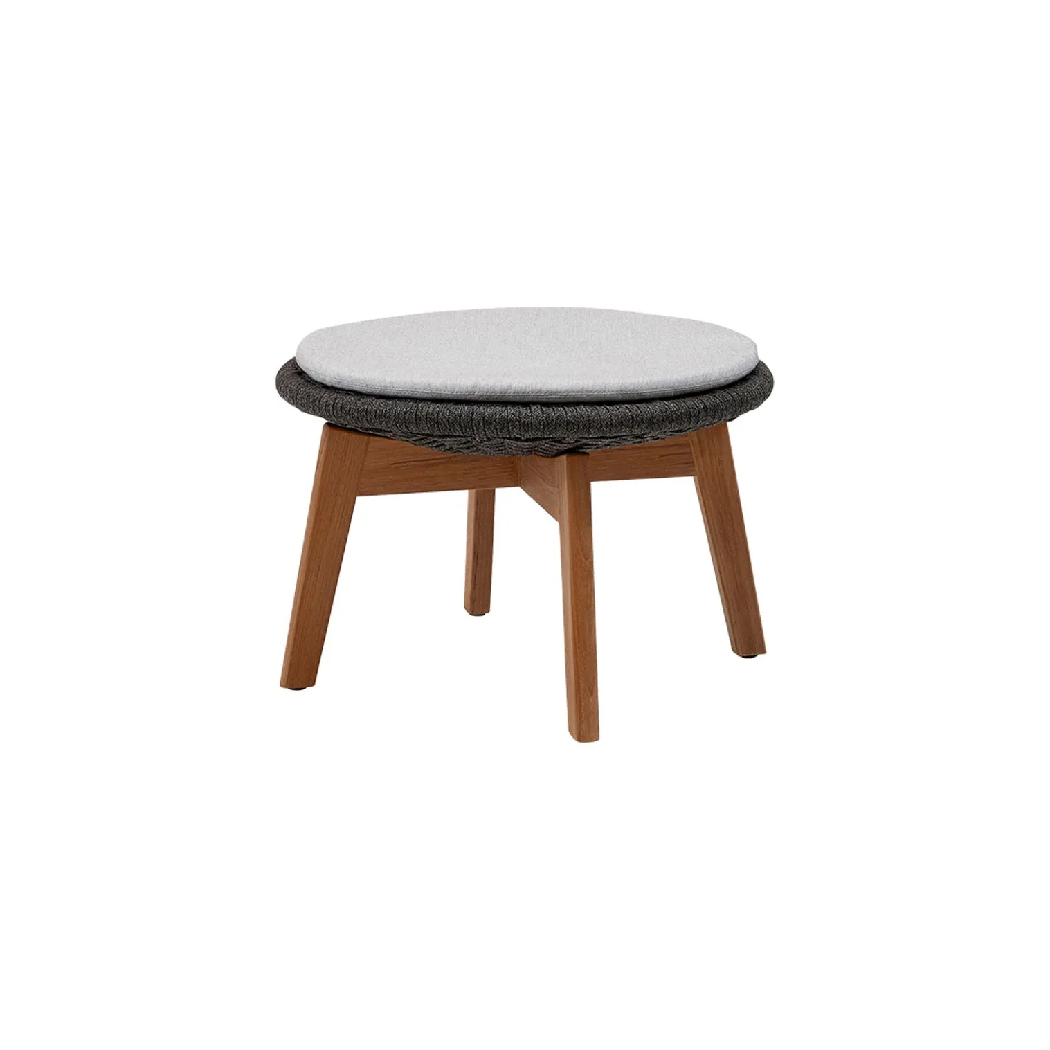 Peacock Outdoor Footstool/Side Table