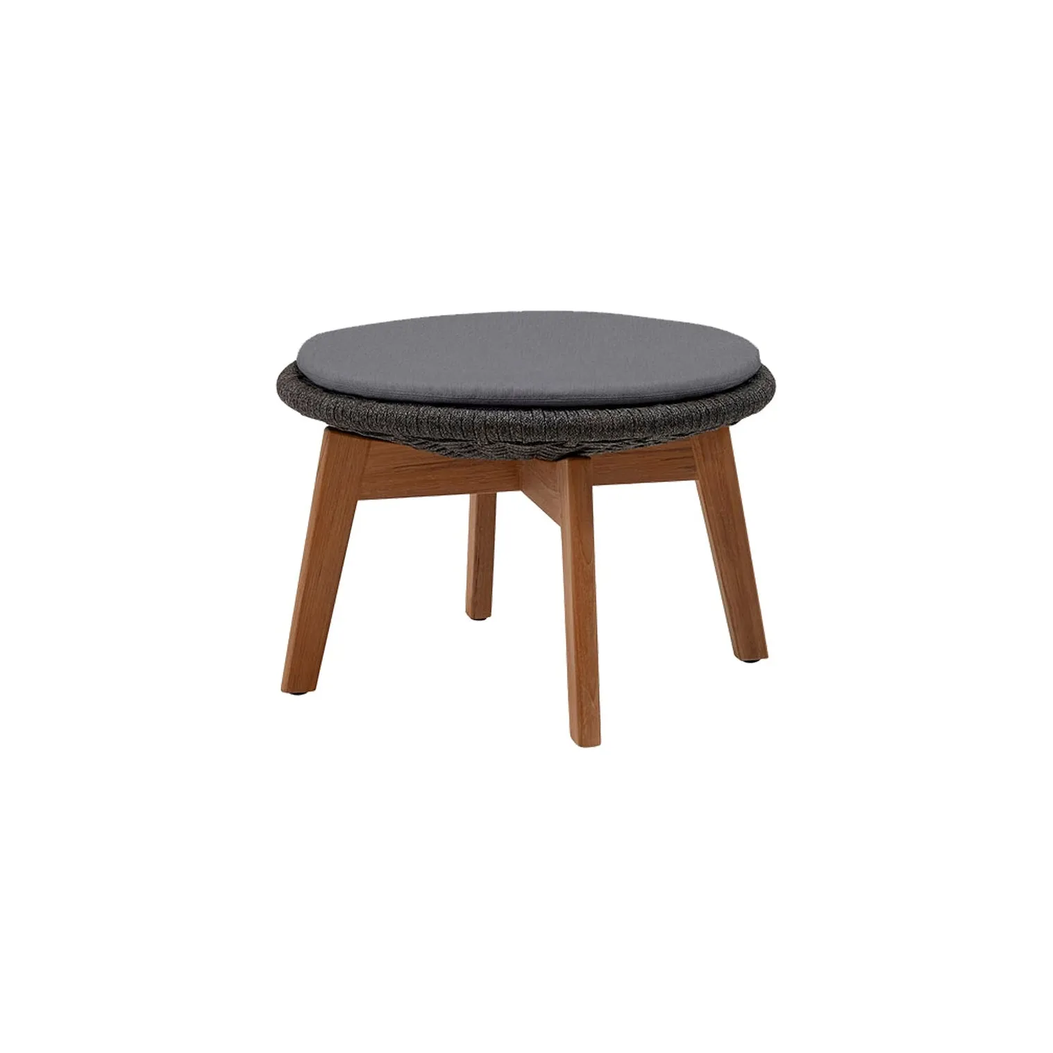 Peacock Outdoor Footstool/Side Table