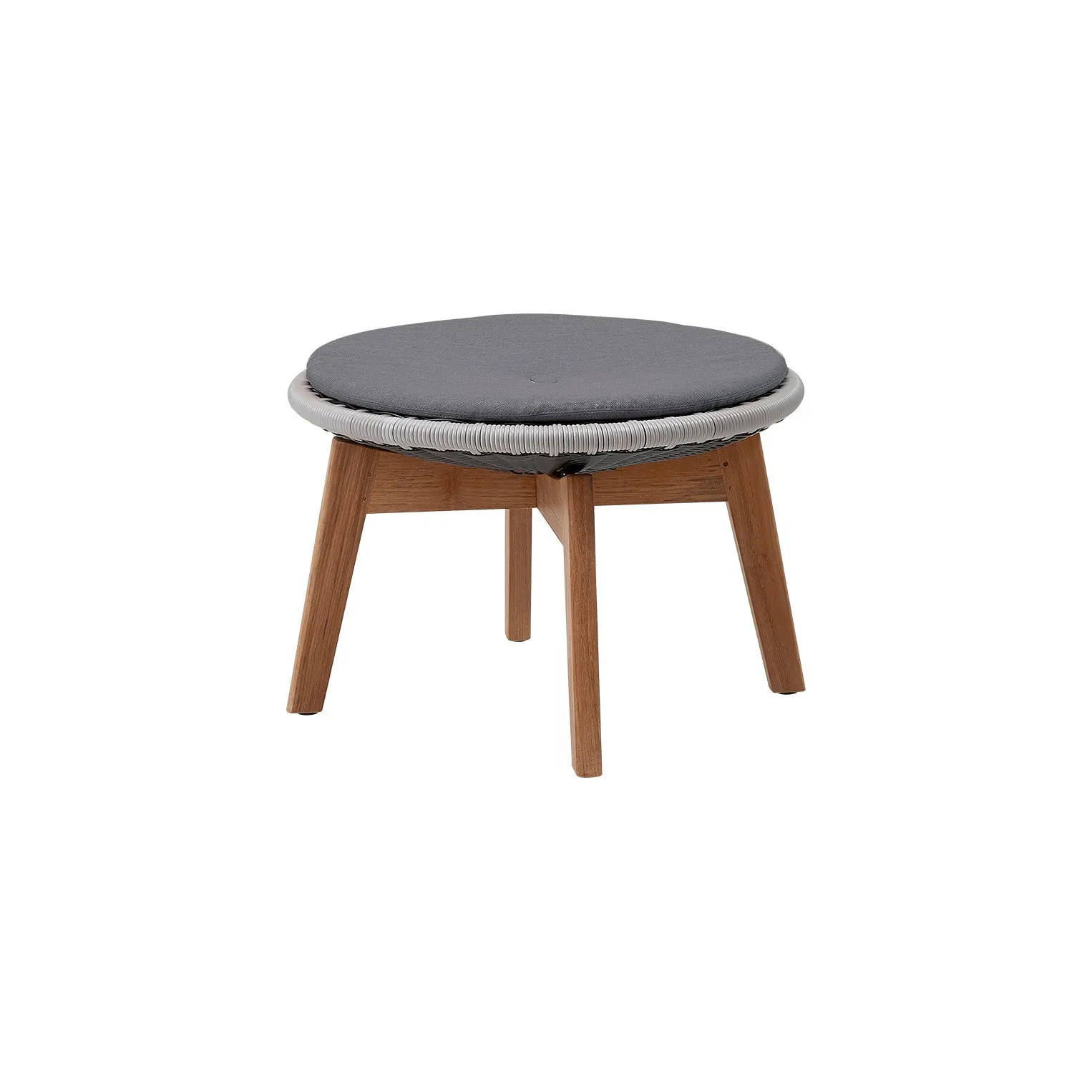 Peacock Outdoor Footstool/Side Table
