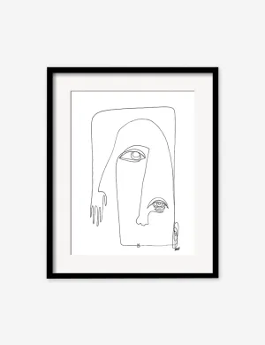 Picasso Print by Damienne Merlina Lulu and Georgia
