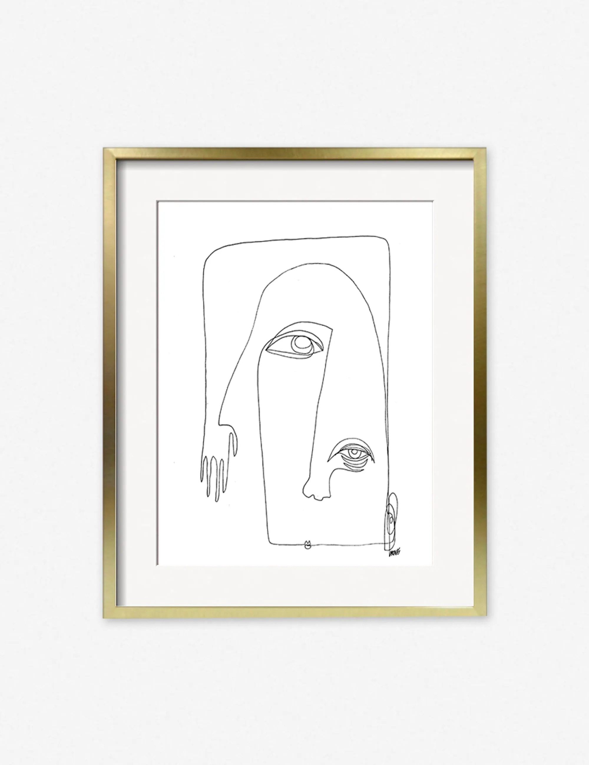 Picasso Print by Damienne Merlina Lulu and Georgia