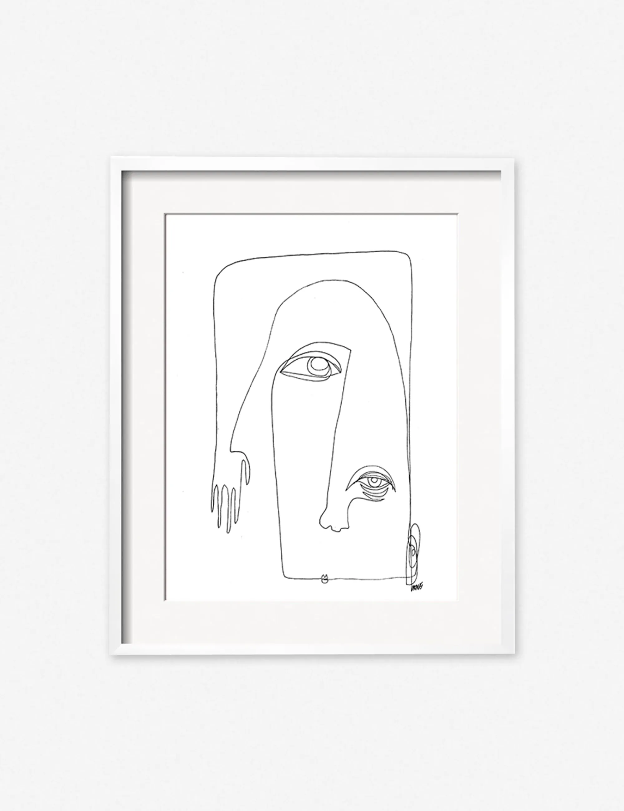 Picasso Print by Damienne Merlina Lulu and Georgia
