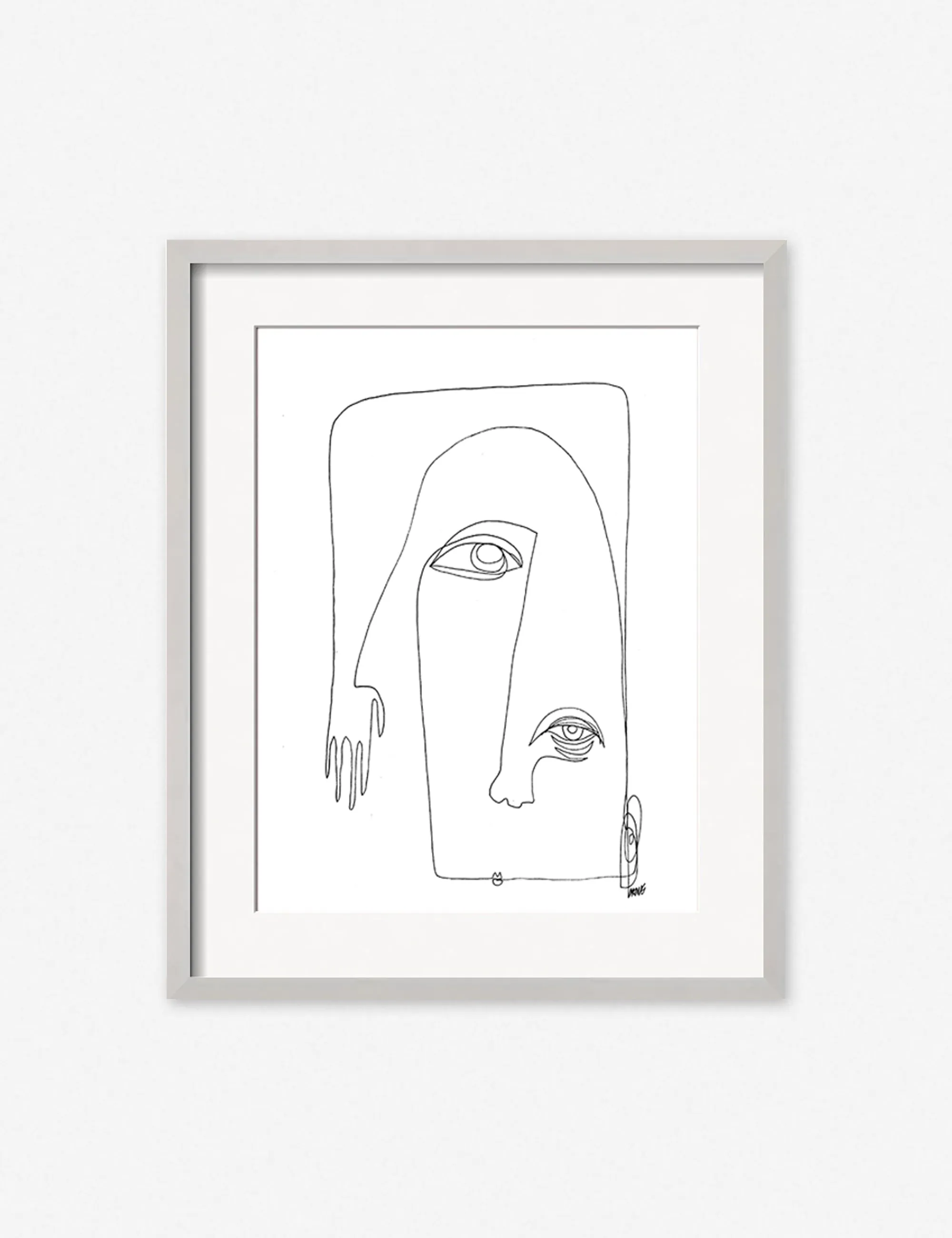 Picasso Print by Damienne Merlina Lulu and Georgia