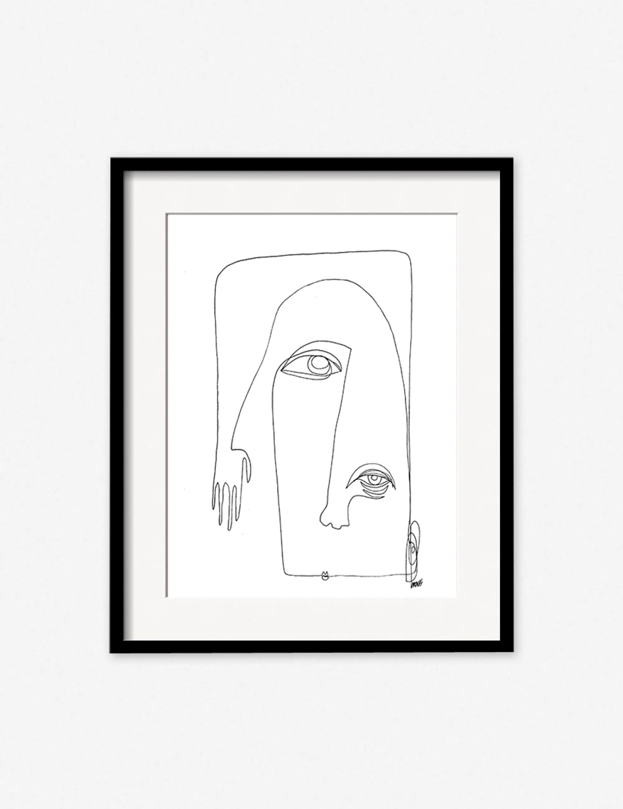 Picasso Print by Damienne Merlina Lulu and Georgia