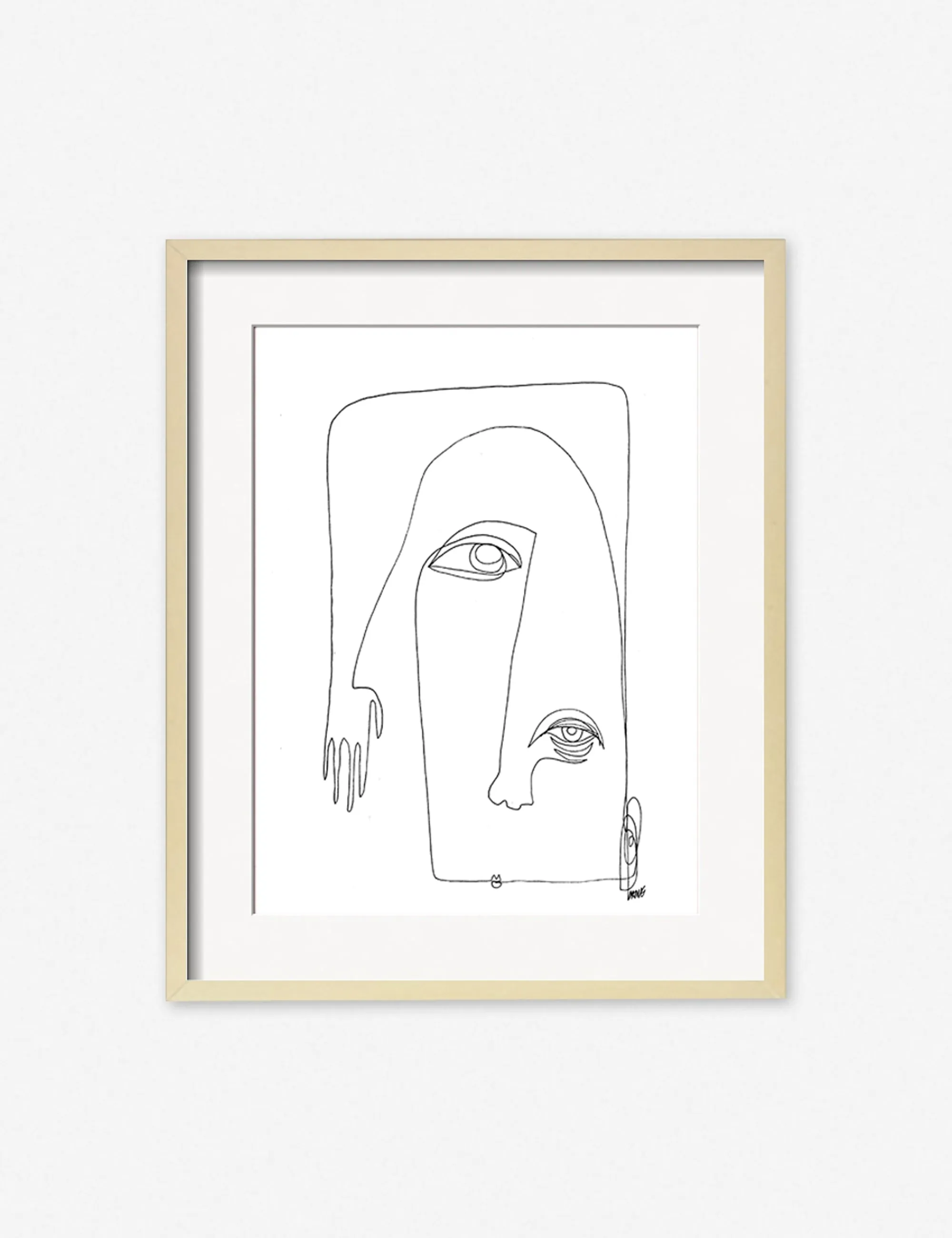 Picasso Print by Damienne Merlina Lulu and Georgia