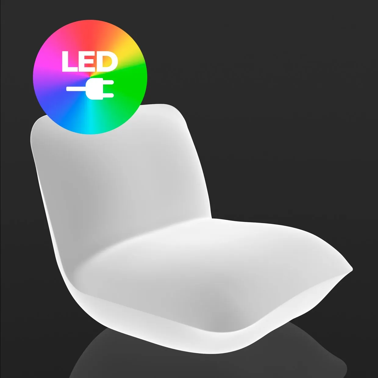 Pillow Illuminated Lounge Chair