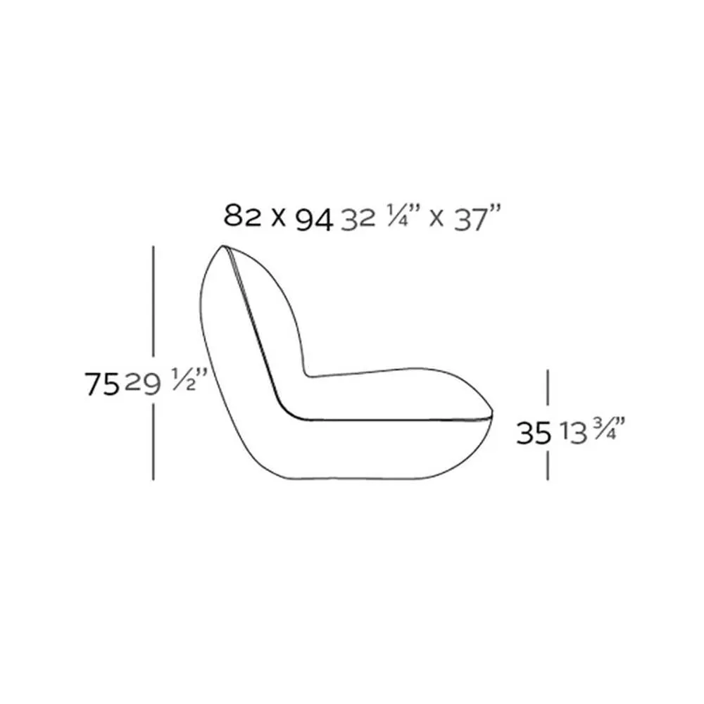 Pillow Illuminated Lounge Chair