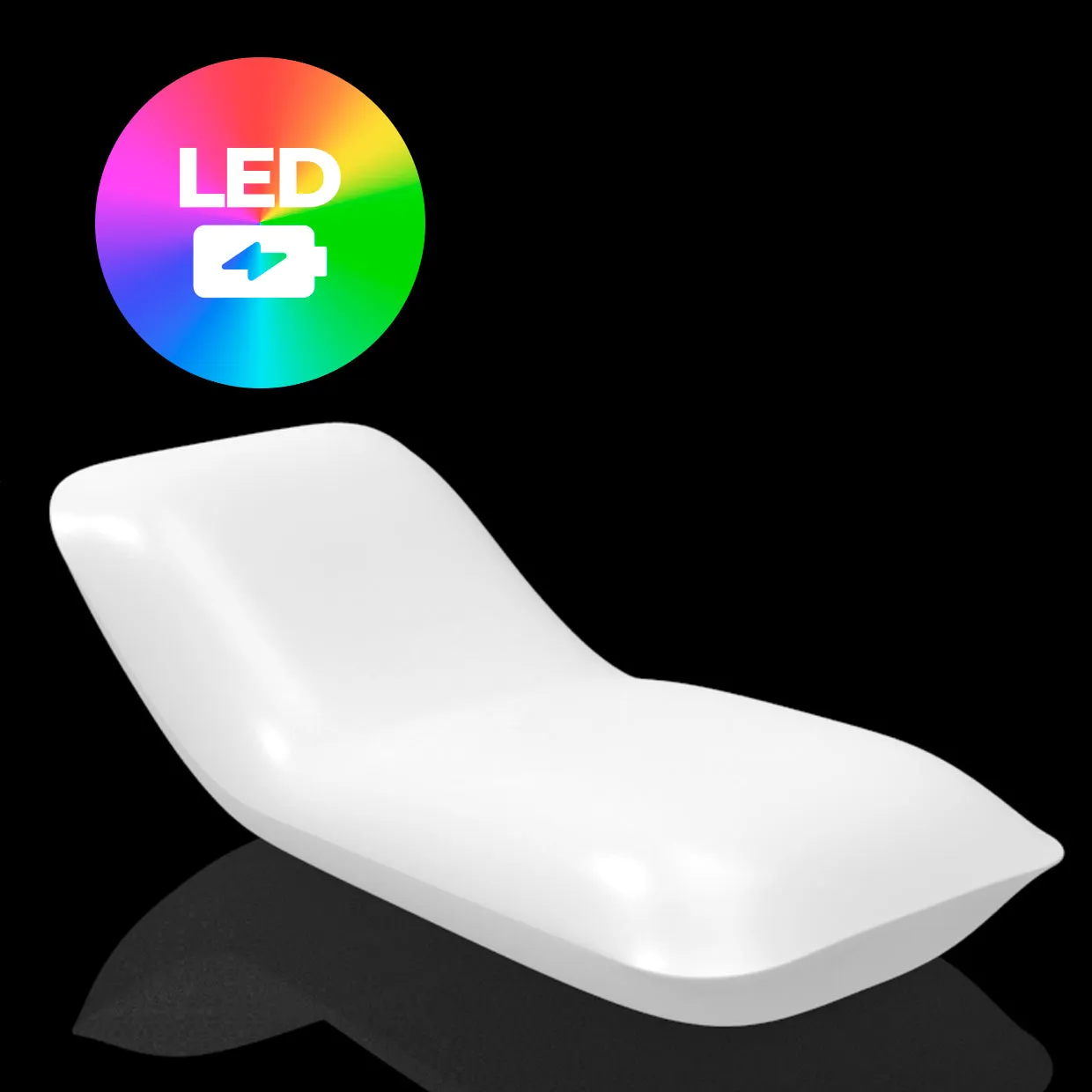Pillow Illuminated Sun Chaise
