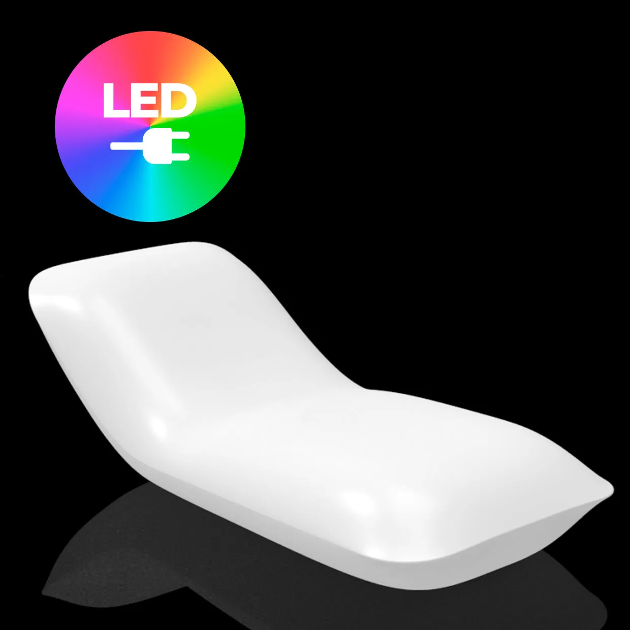 Pillow Illuminated Sun Chaise