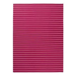 Pink Flatweave Wool Rug - 8'6" x 11'6"
