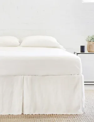 Pleated Linen Bed Skirt by Pom Pom at Home Lulu and Georgia