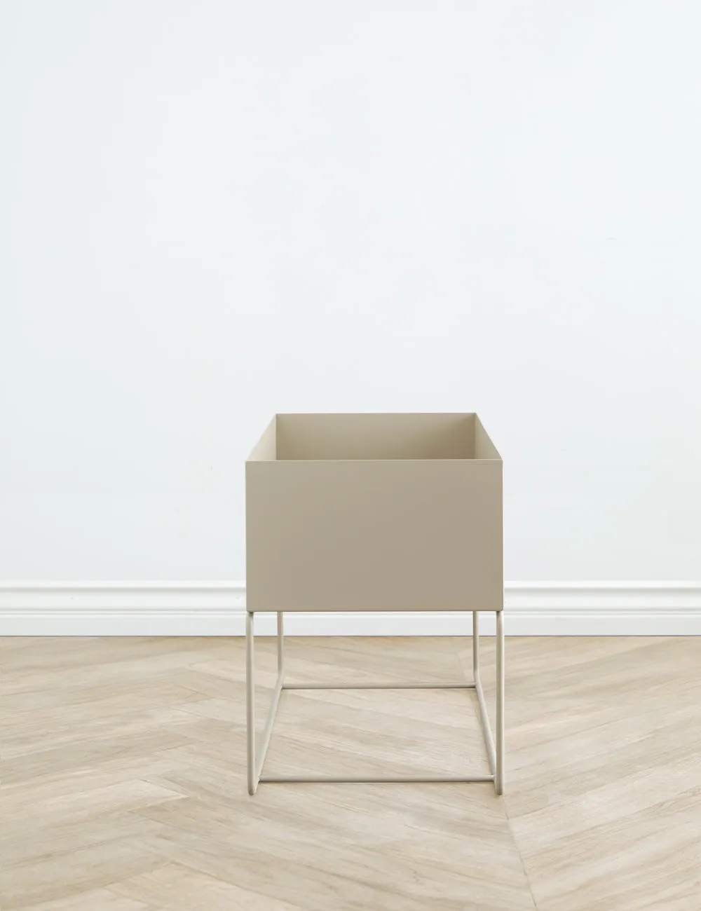 Ravine Planter Pot, Taupe - Large by Ferm Living Lulu and Georgia