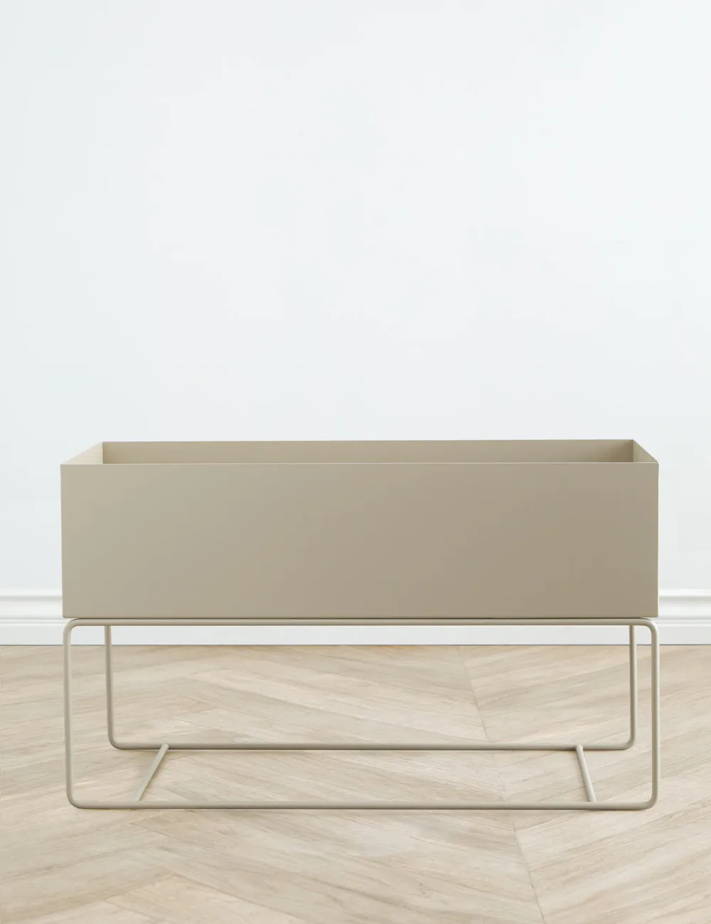 Ravine Planter Pot, Taupe - Large by Ferm Living Lulu and Georgia