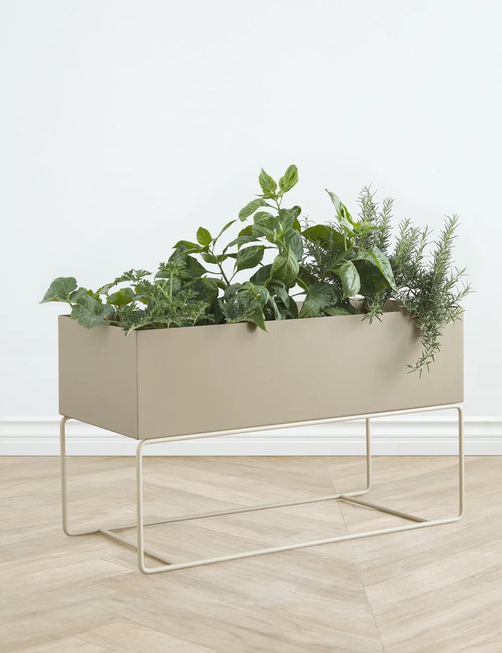 Ravine Planter Pot, Taupe - Large by Ferm Living Lulu and Georgia