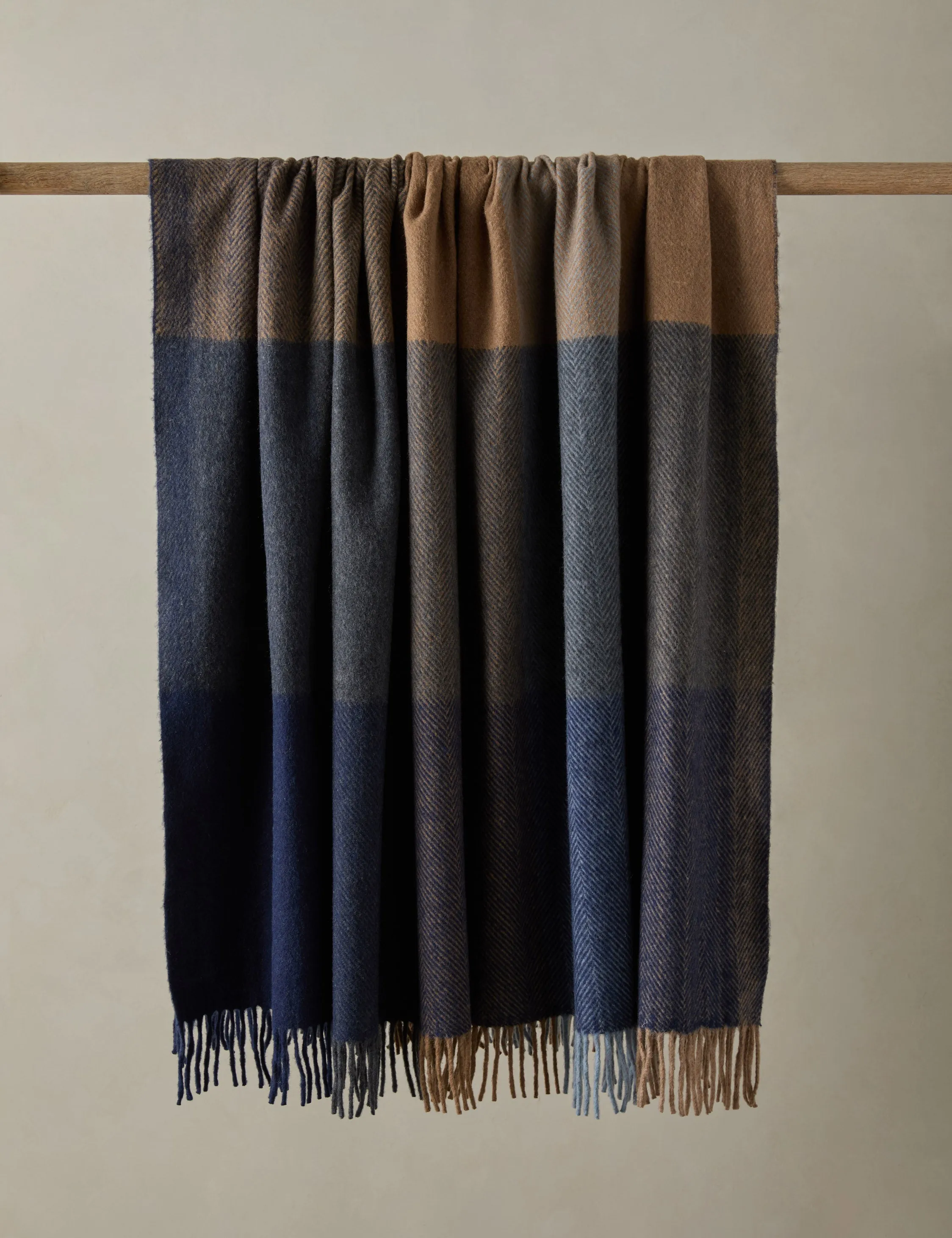 Recycled Wool Throw by Tartan Blanket Co Lulu and Georgia