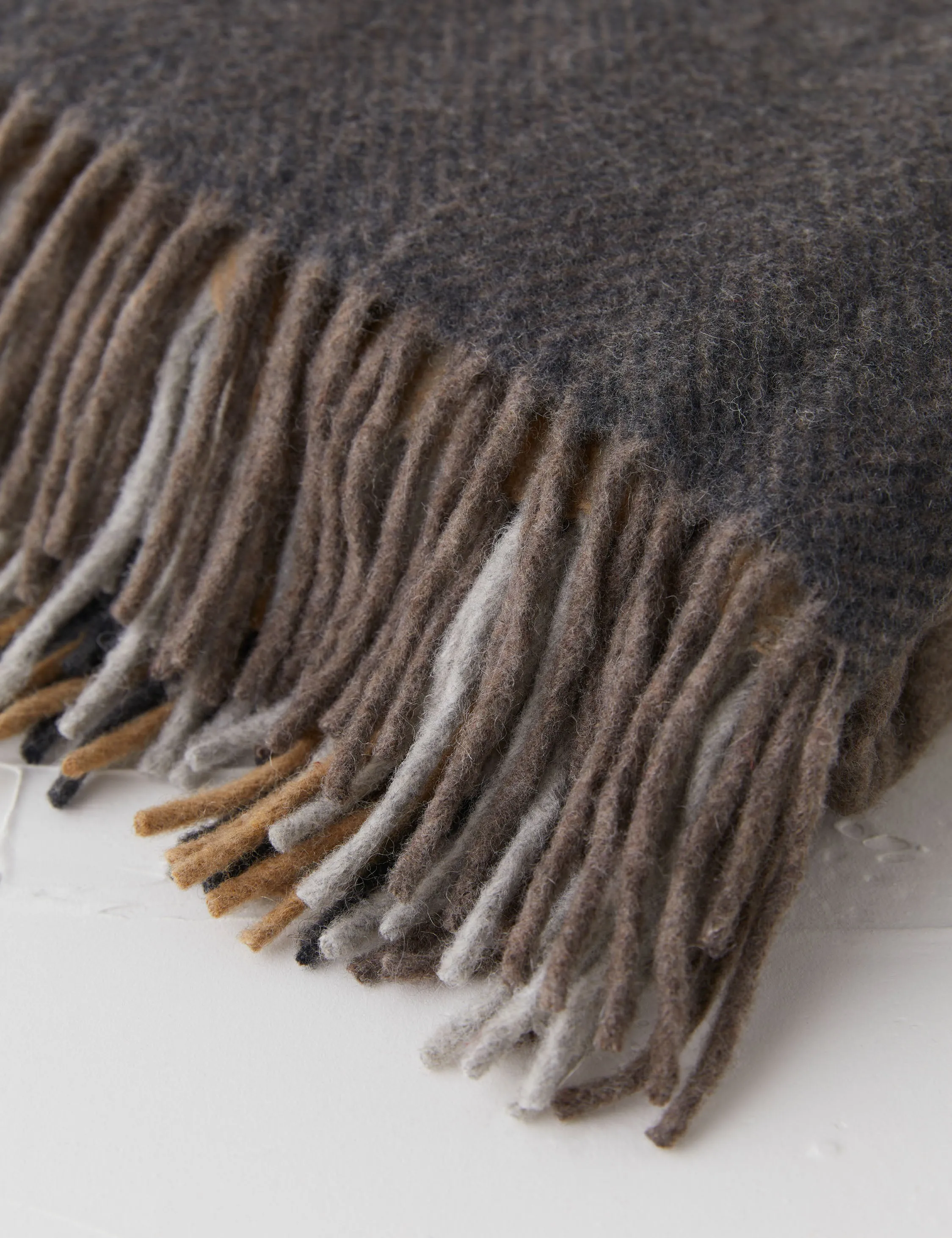 Recycled Wool Throw by Tartan Blanket Co Lulu and Georgia