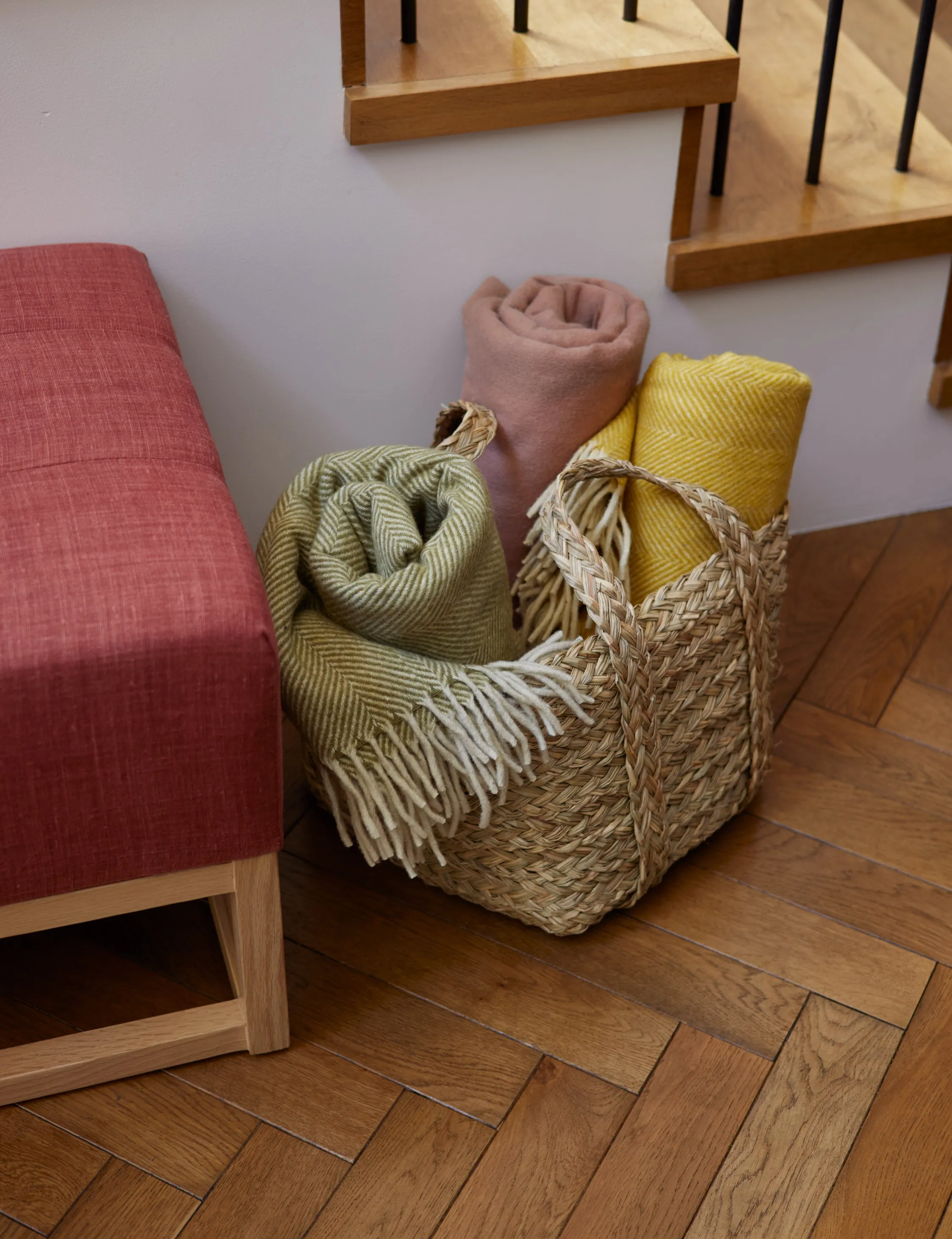 Recycled Wool Throw by Tartan Blanket Co Lulu and Georgia