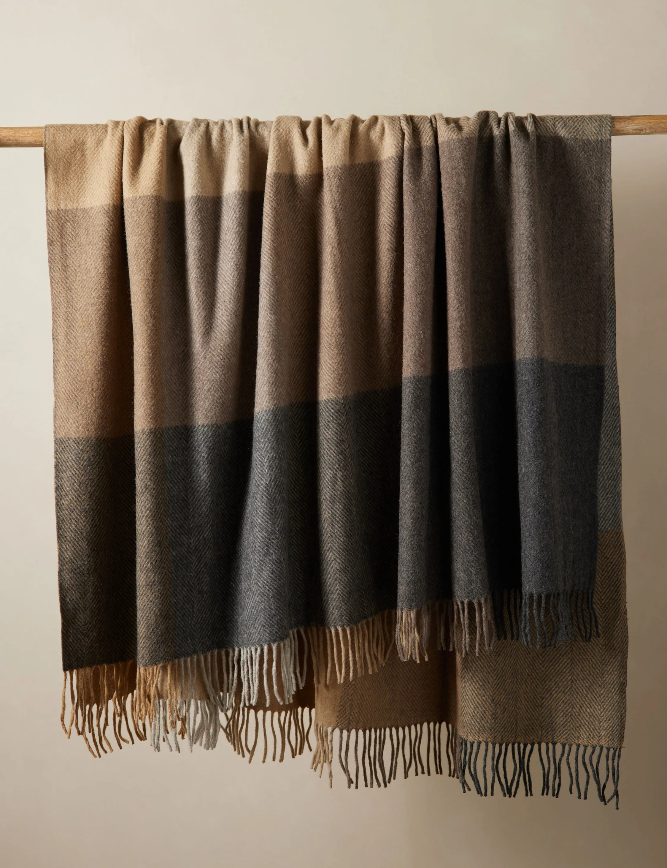 Recycled Wool Throw by Tartan Blanket Co Lulu and Georgia