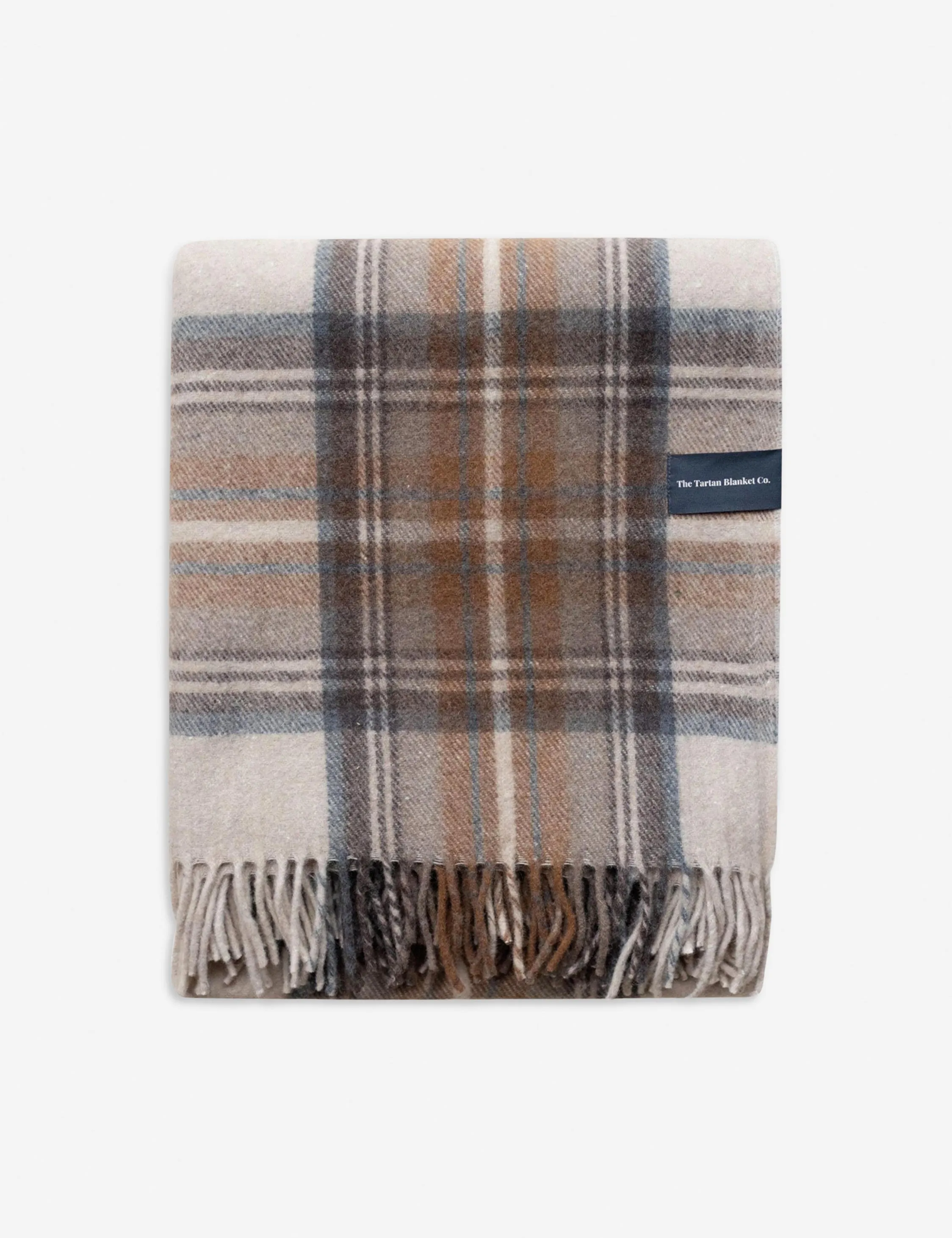 Recycled Wool Throw by Tartan Blanket Co Lulu and Georgia