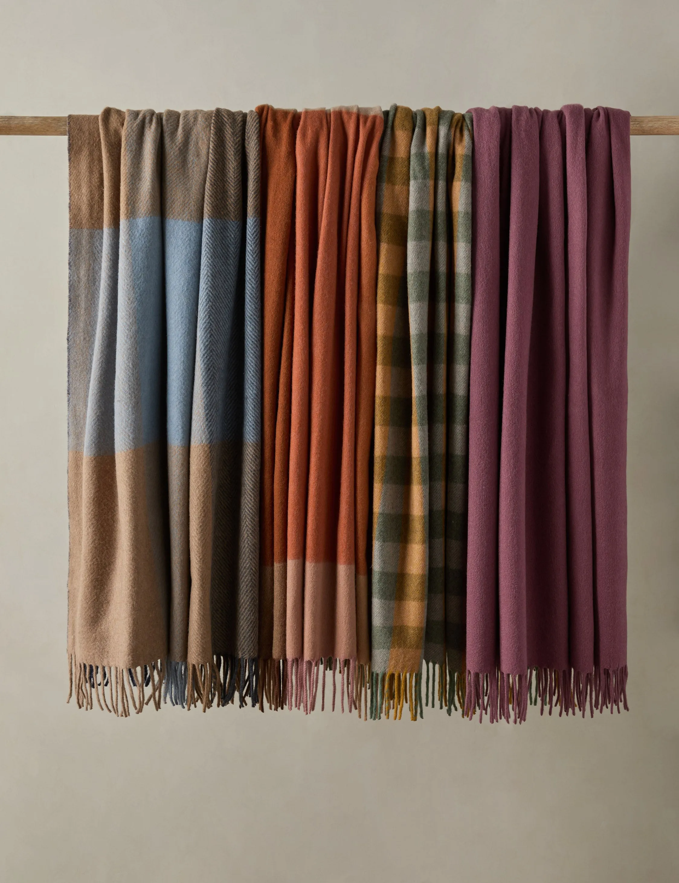 Recycled Wool Throw by Tartan Blanket Co Lulu and Georgia