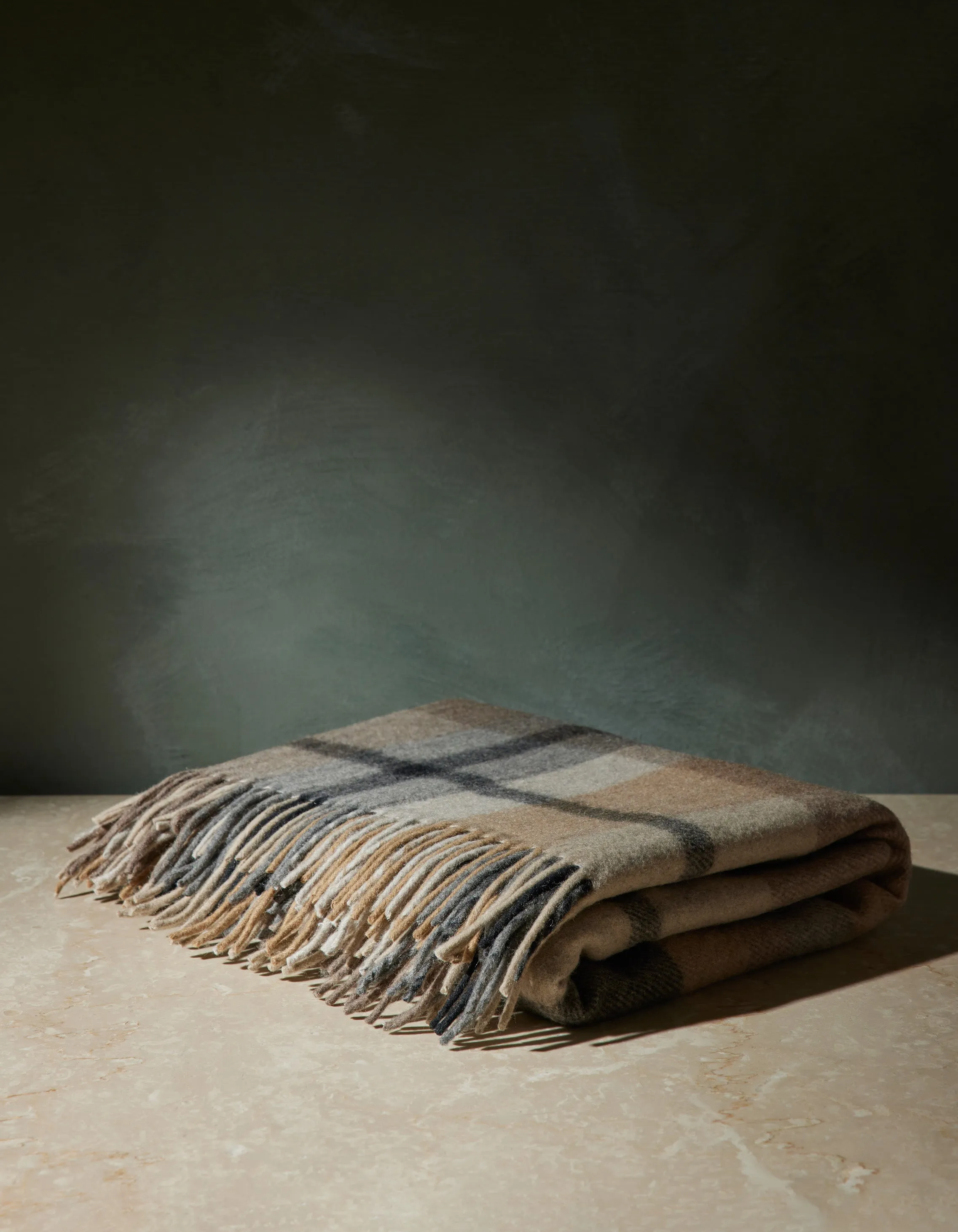 Recycled Wool Throw by Tartan Blanket Co Lulu and Georgia