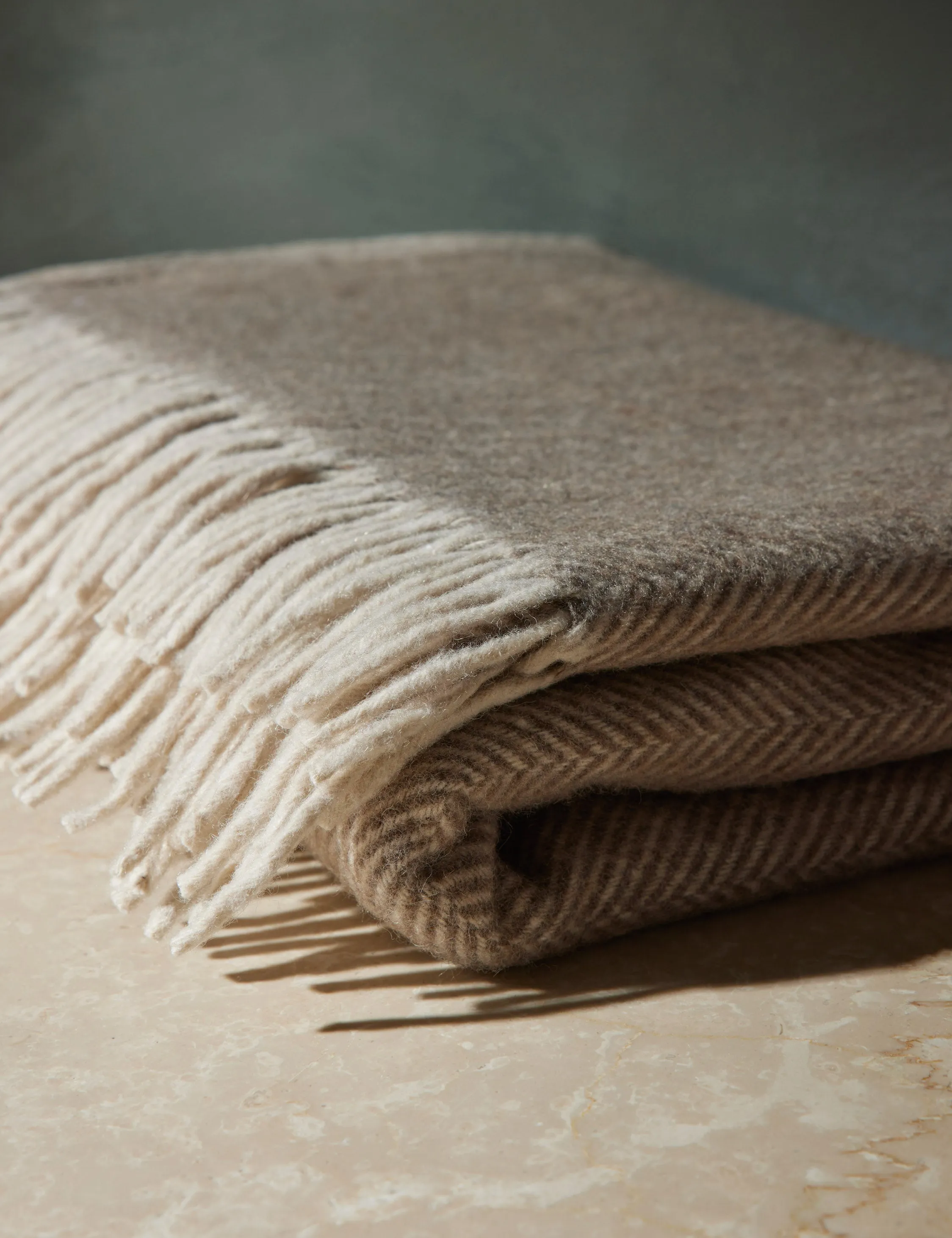 Recycled Wool Throw by Tartan Blanket Co Lulu and Georgia