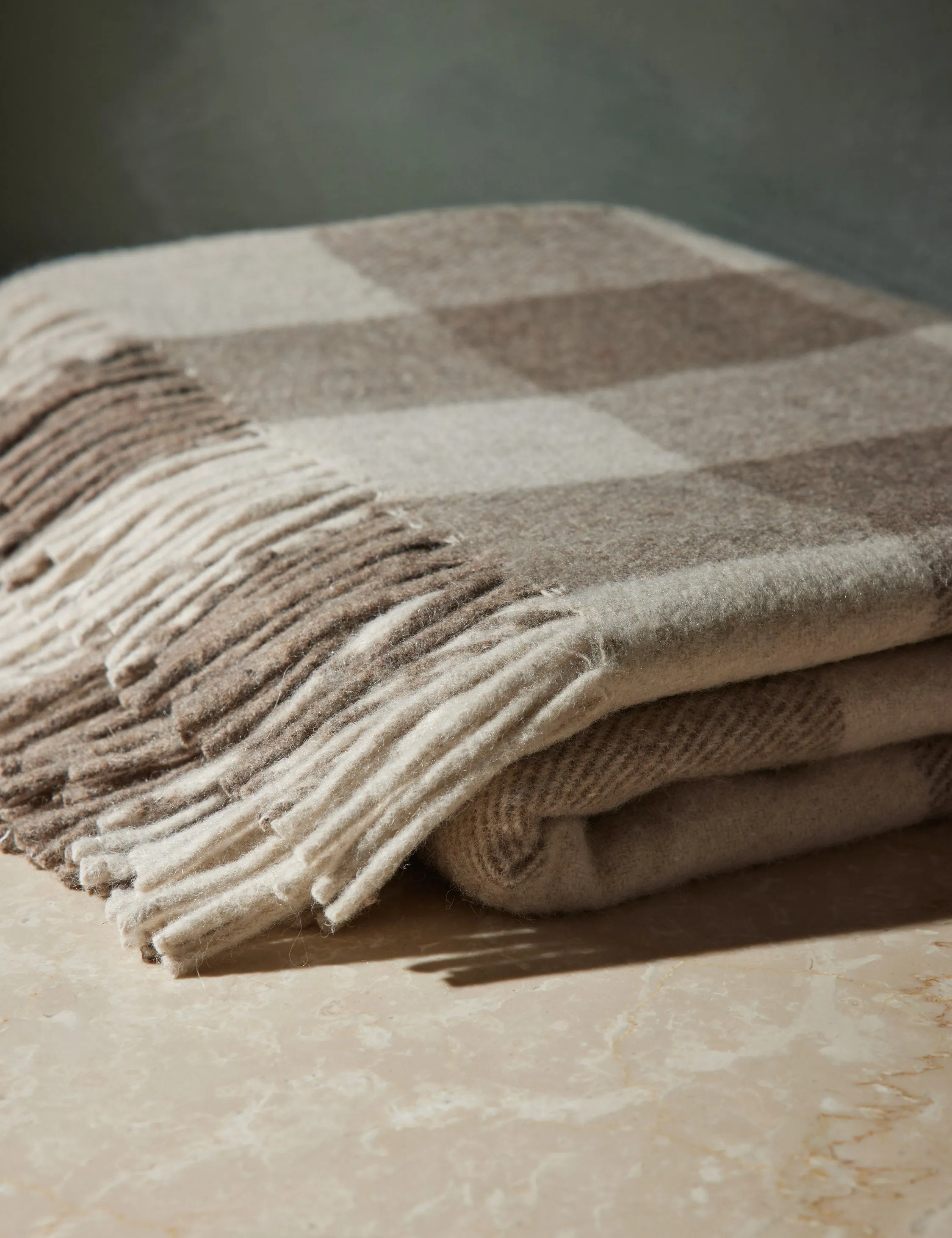 Recycled Wool Throw by Tartan Blanket Co Lulu and Georgia