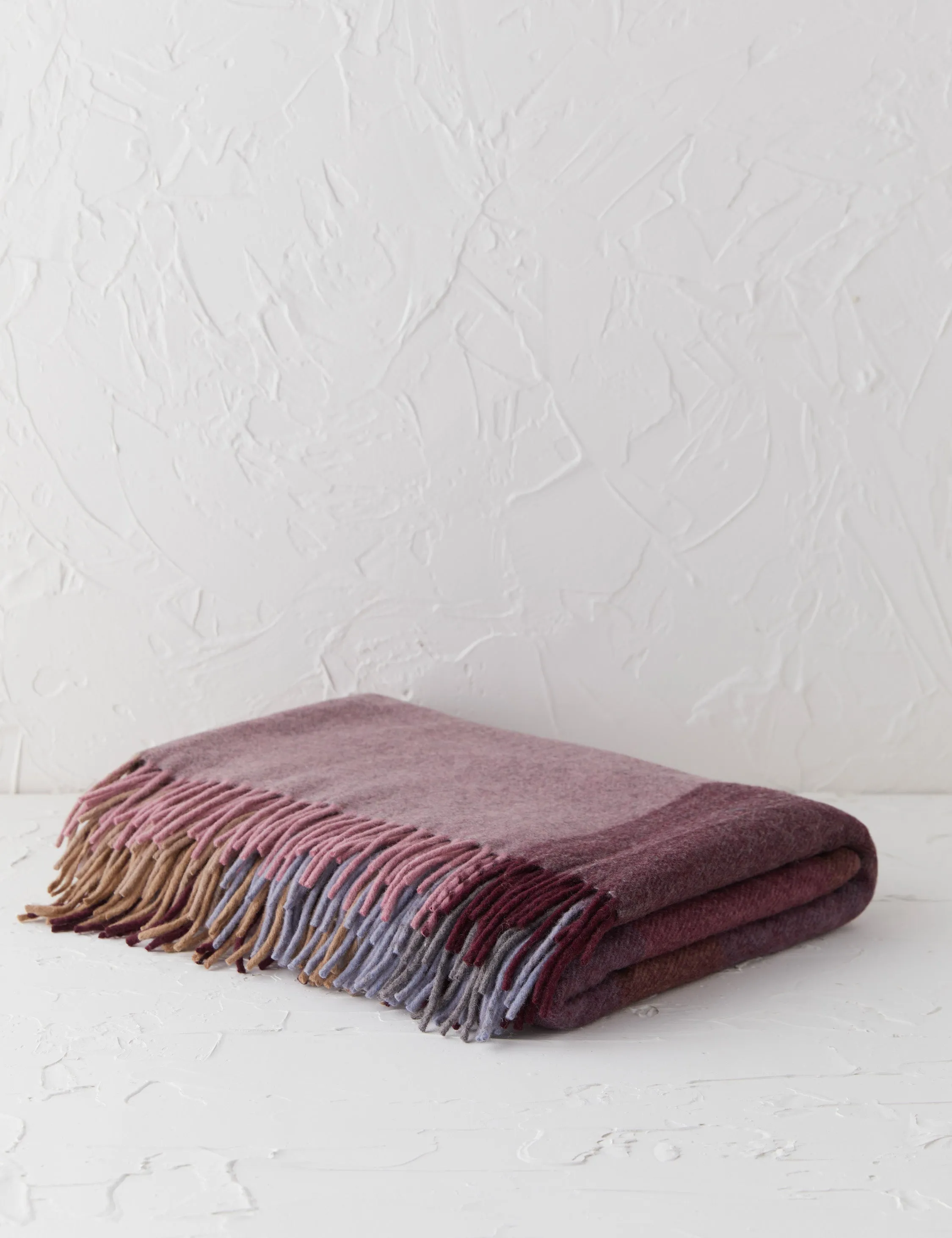 Recycled Wool Throw by Tartan Blanket Co Lulu and Georgia