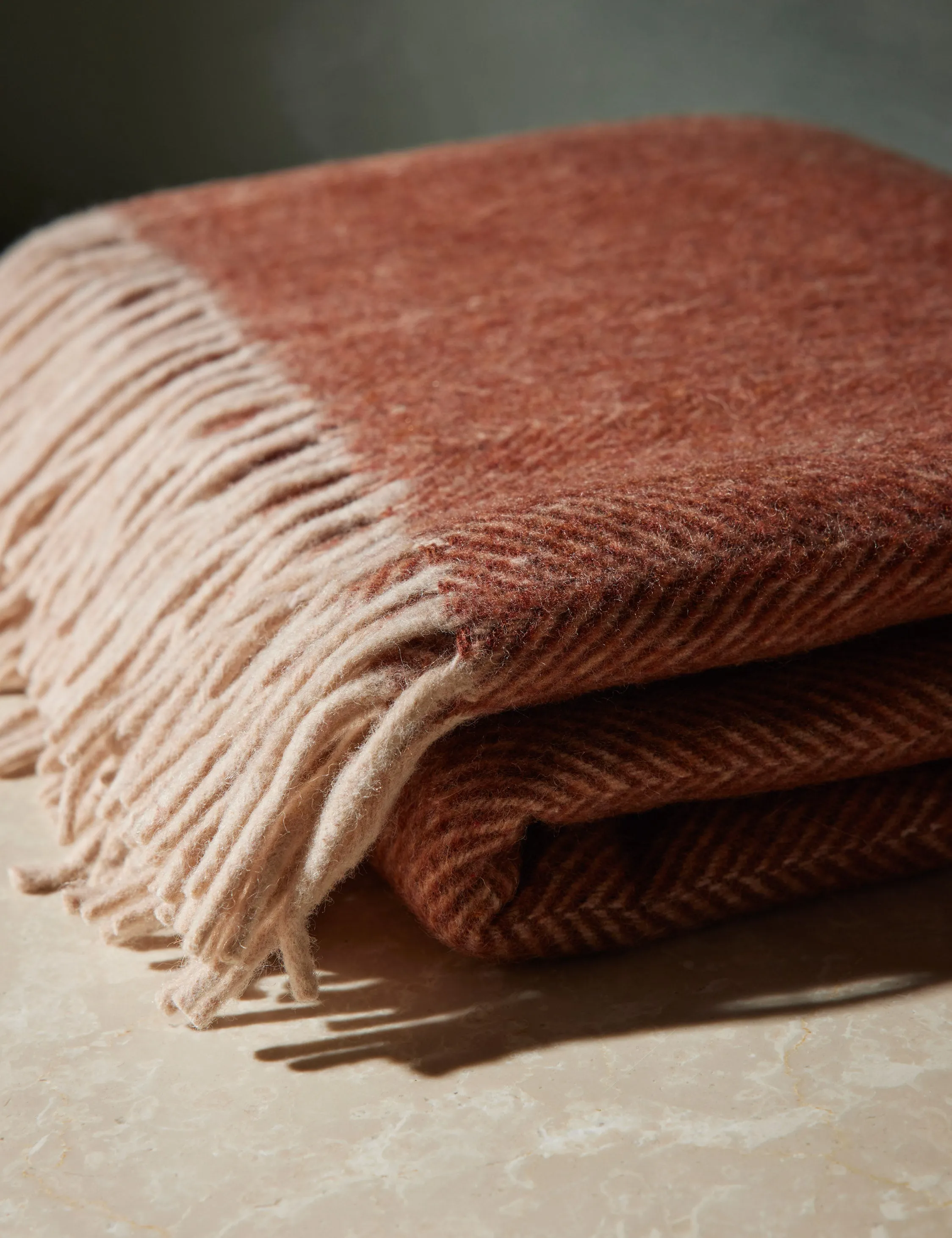 Recycled Wool Throw by Tartan Blanket Co Lulu and Georgia