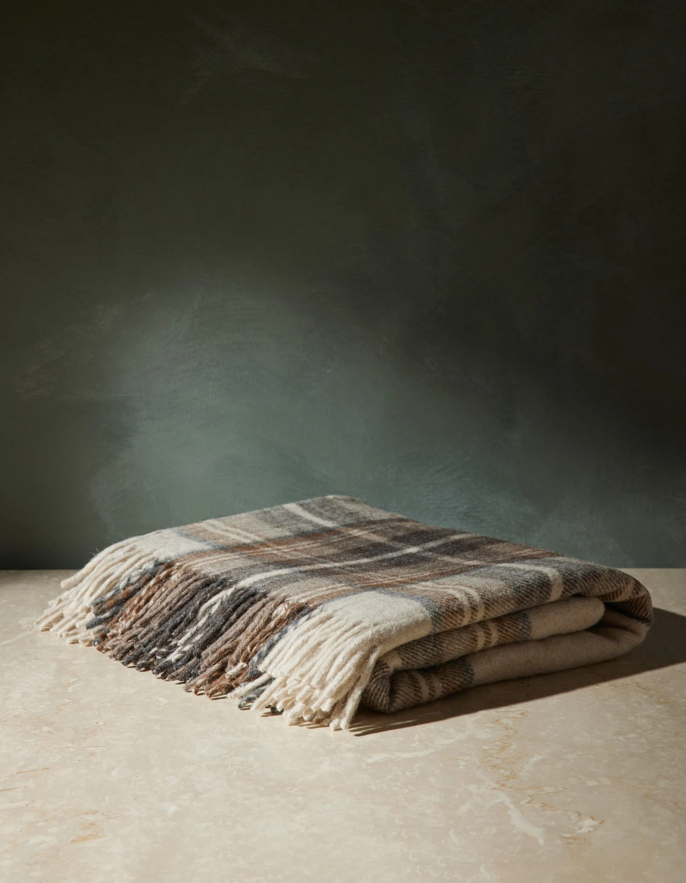 Recycled Wool Throw by Tartan Blanket Co Lulu and Georgia