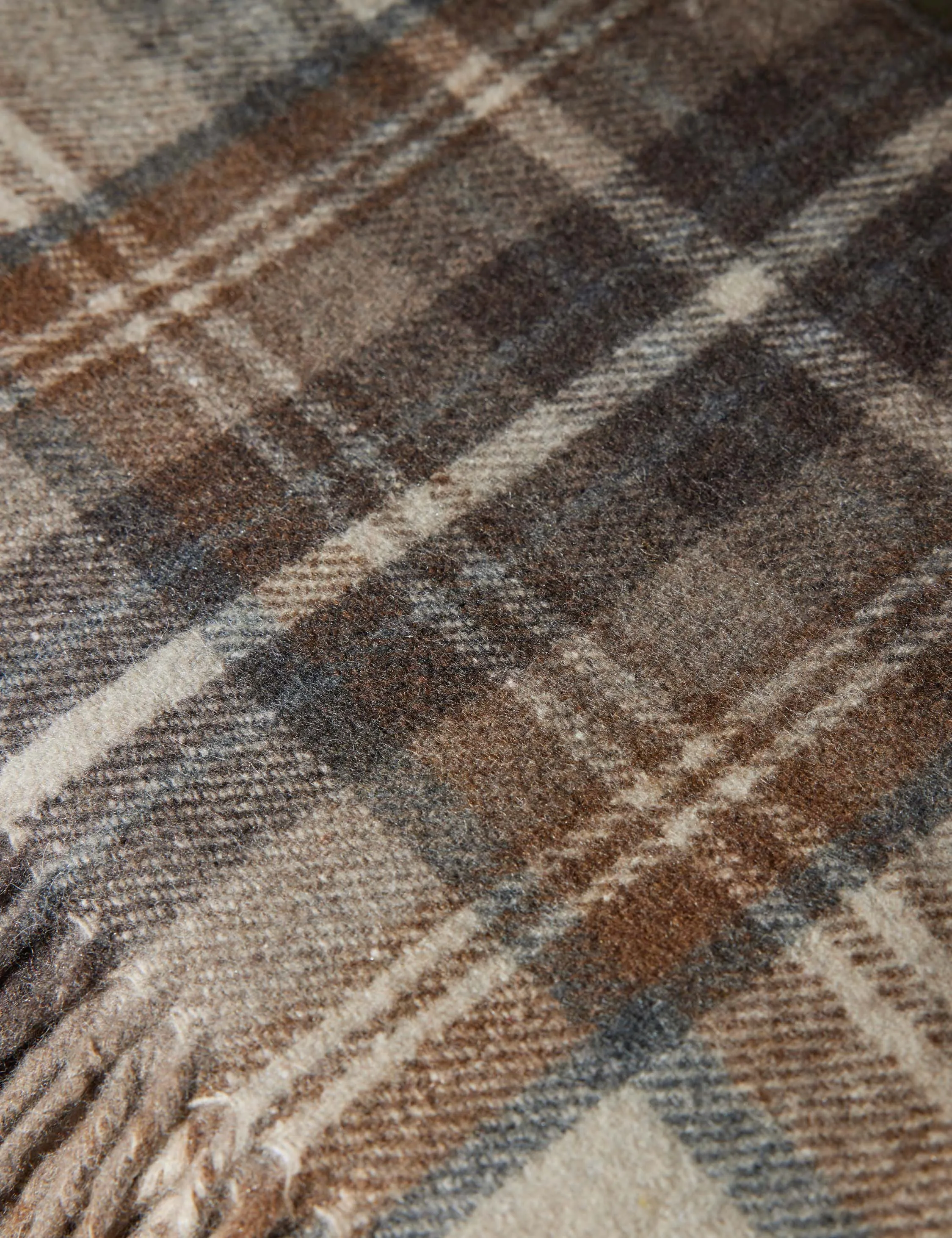 Recycled Wool Throw by Tartan Blanket Co Lulu and Georgia