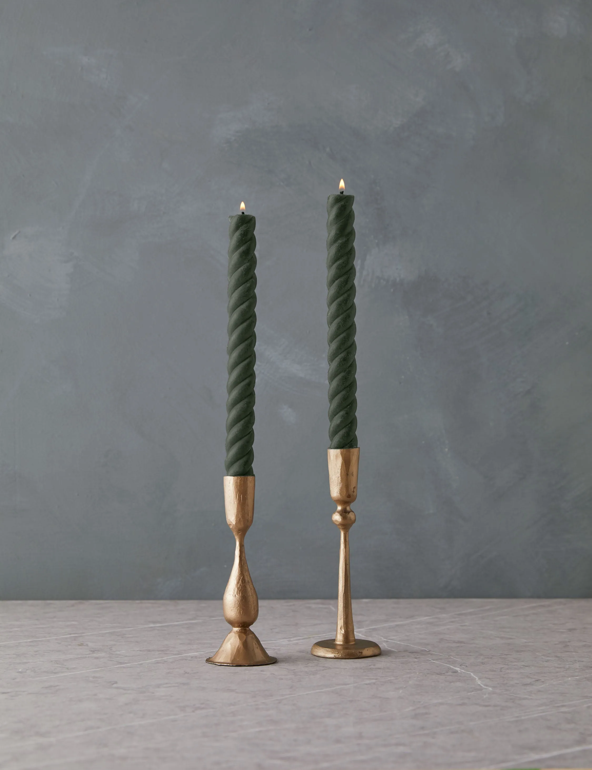 Rope Taper Candles (Set Of 2) by Greentree Home Lulu and Georgia