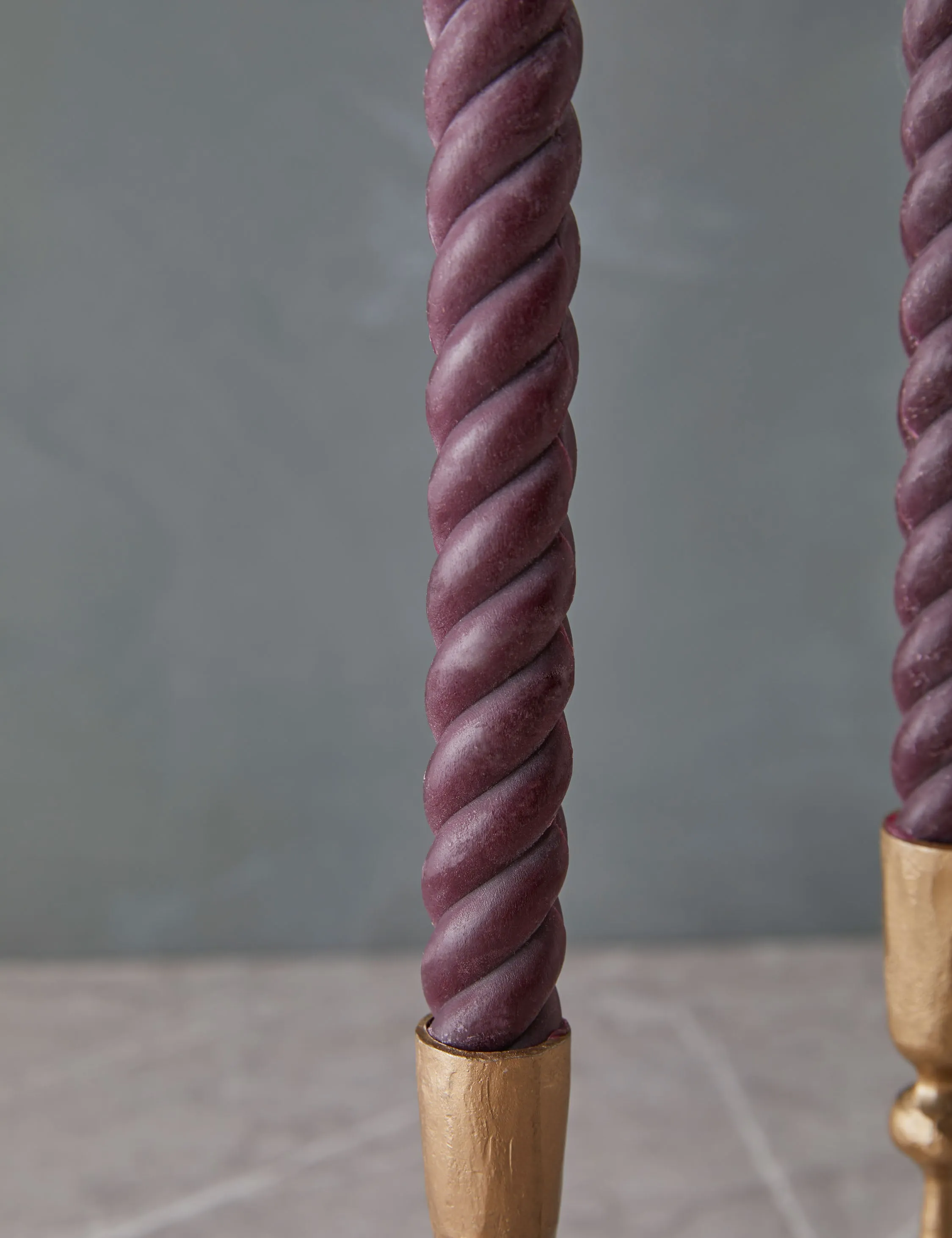 Rope Taper Candles (Set Of 2) by Greentree Home Lulu and Georgia