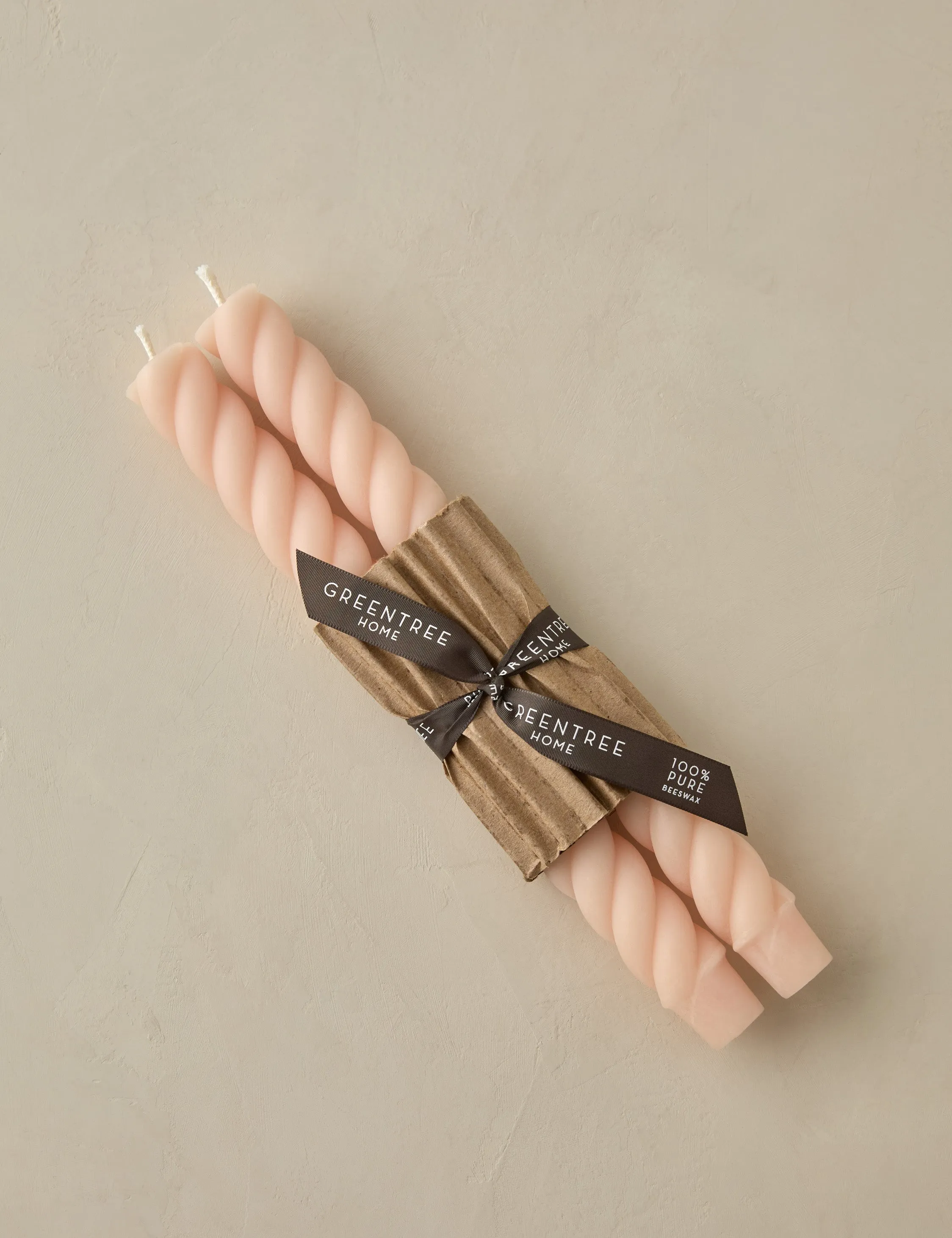Rope Taper Candles (Set Of 2) by Greentree Home Lulu and Georgia