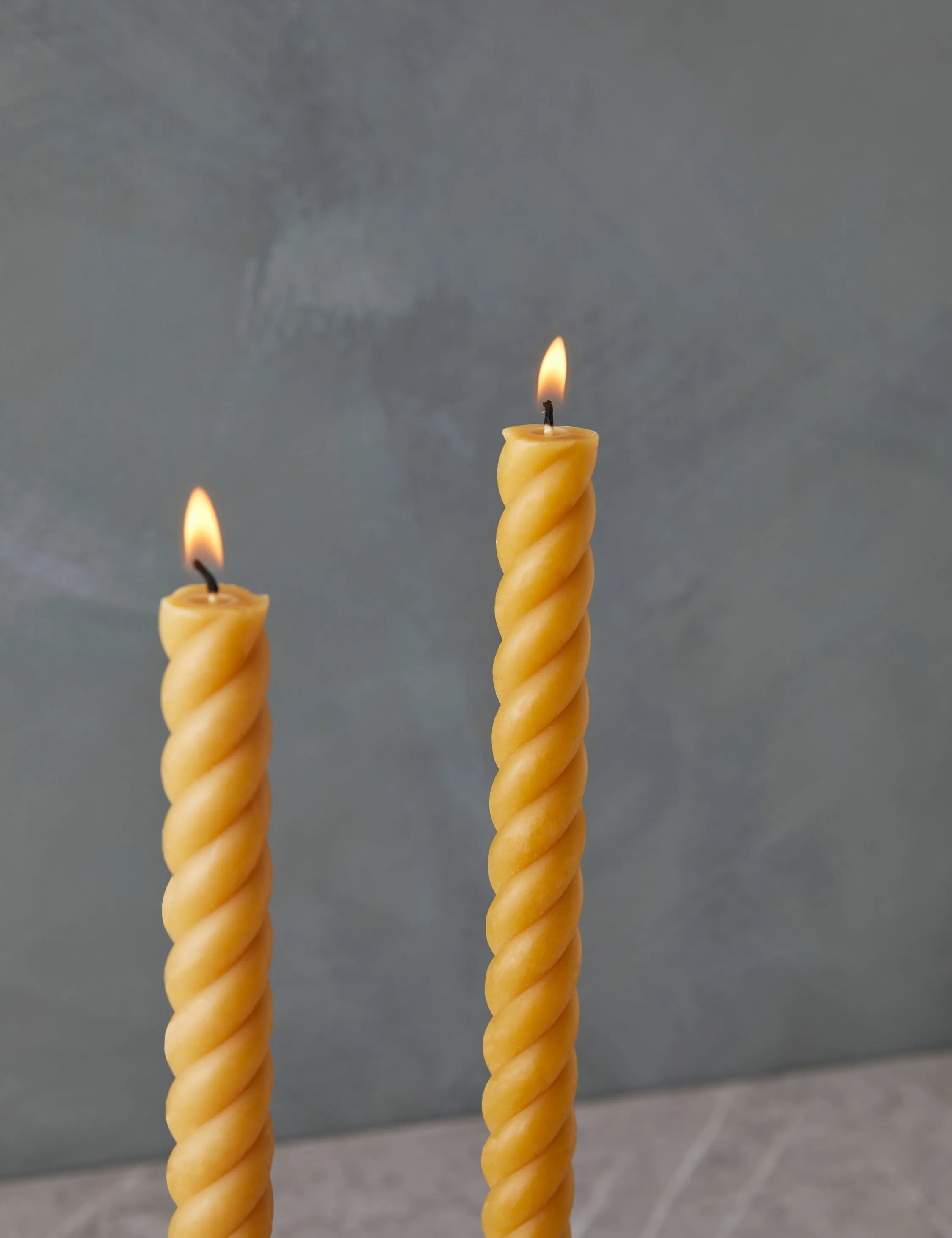 Rope Taper Candles (Set Of 2) by Greentree Home Lulu and Georgia