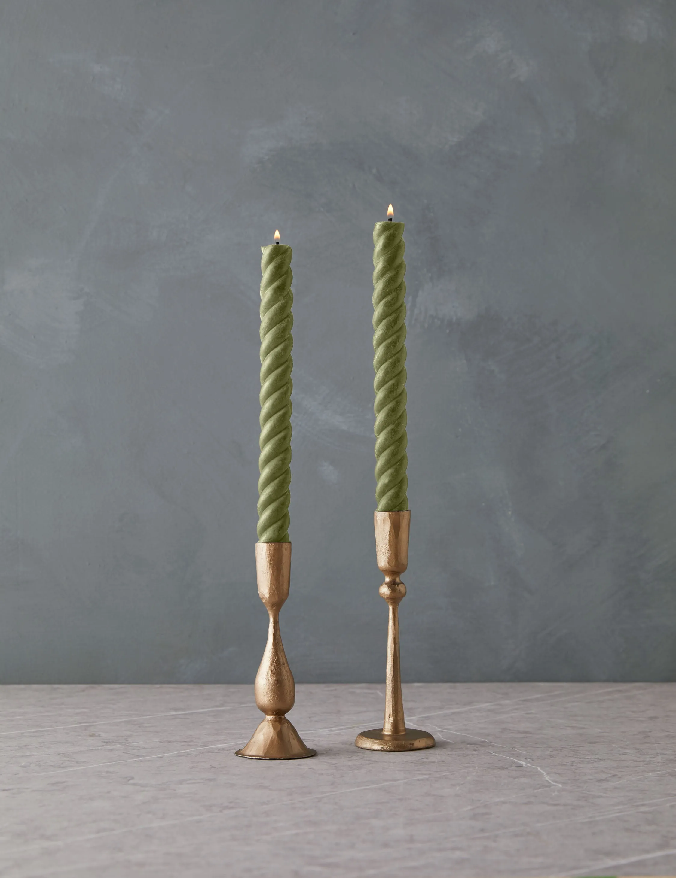 Rope Taper Candles (Set Of 2) by Greentree Home Lulu and Georgia