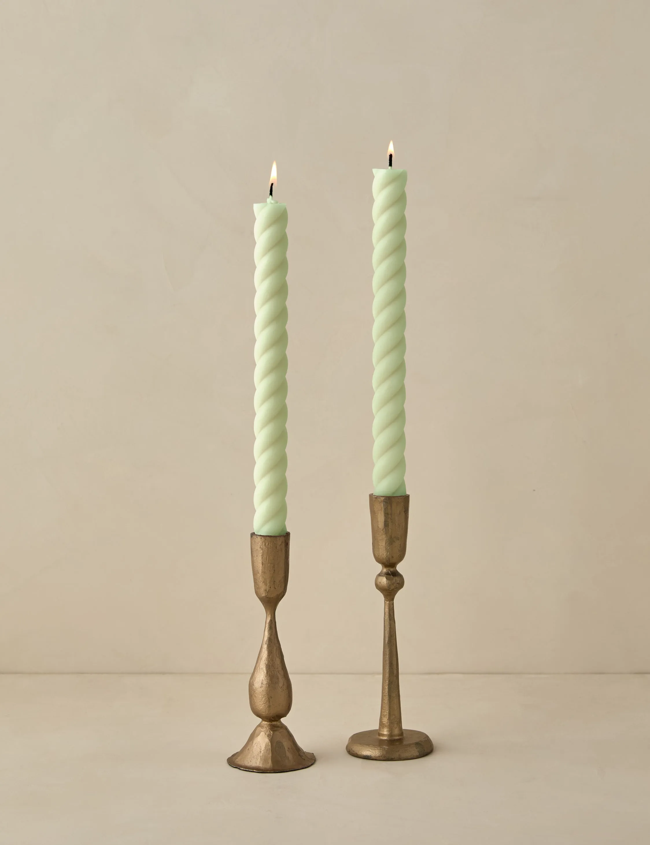 Rope Taper Candles (Set Of 2) by Greentree Home Lulu and Georgia