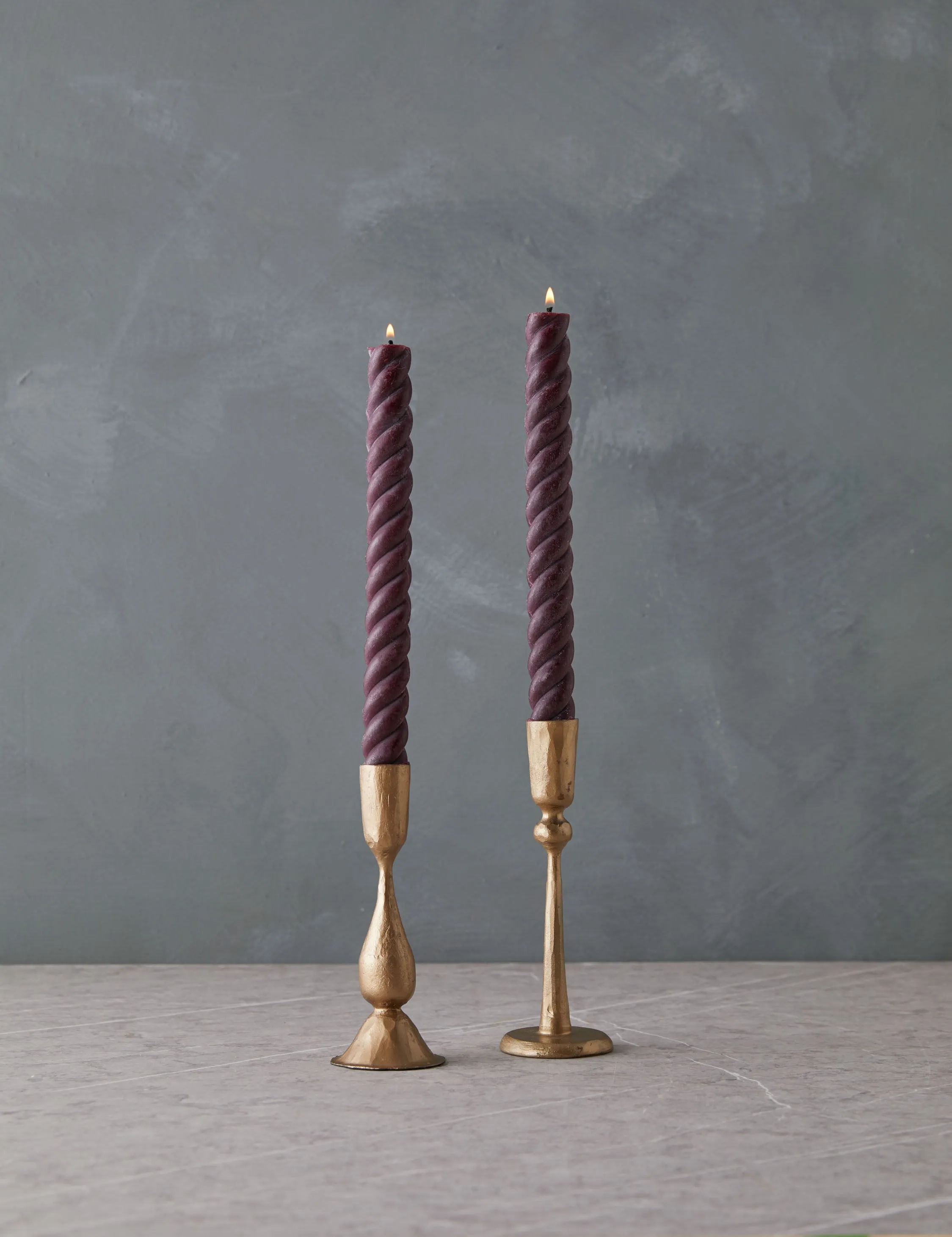 Rope Taper Candles (Set Of 2) by Greentree Home Lulu and Georgia