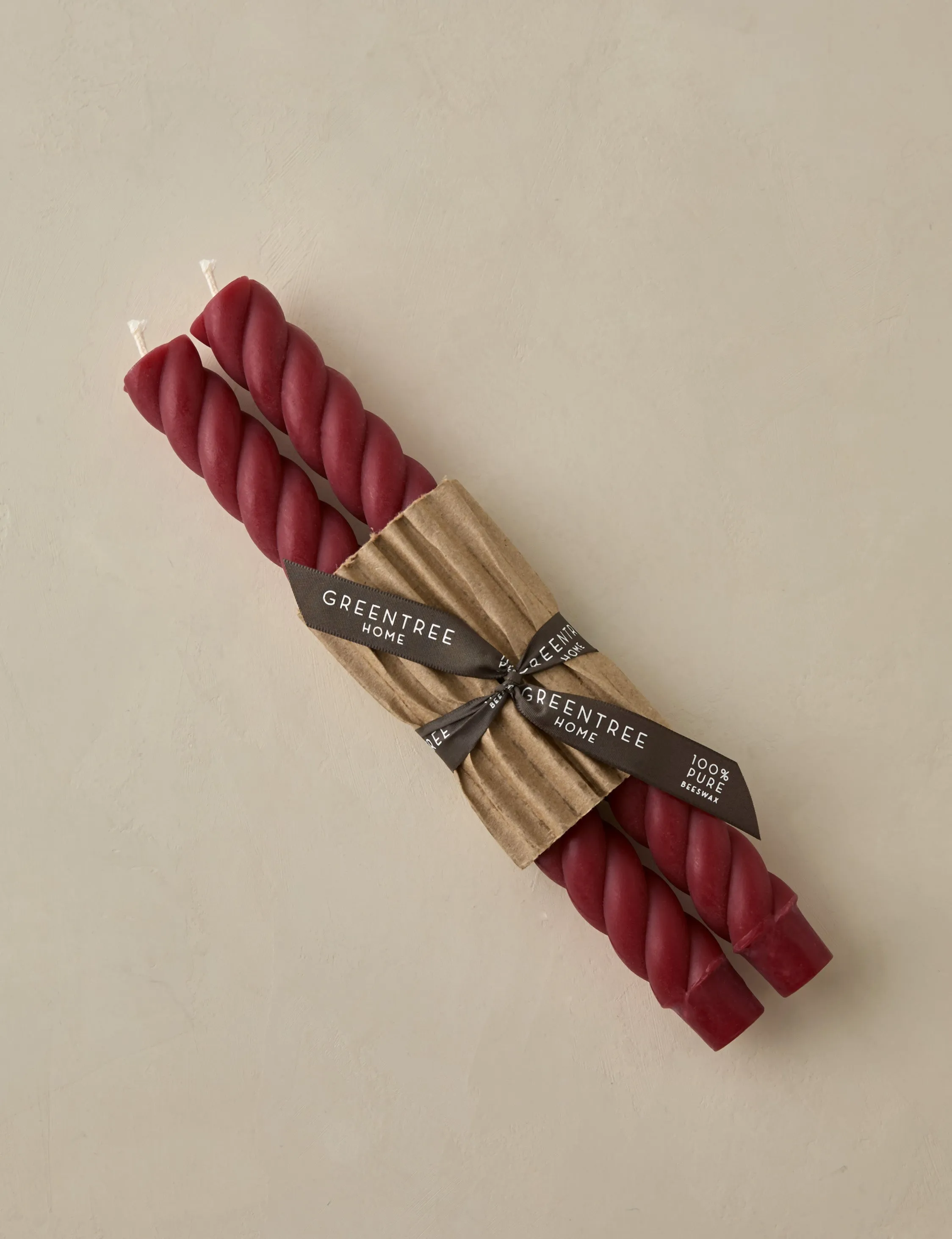 Rope Taper Candles (Set Of 2) by Greentree Home Lulu and Georgia