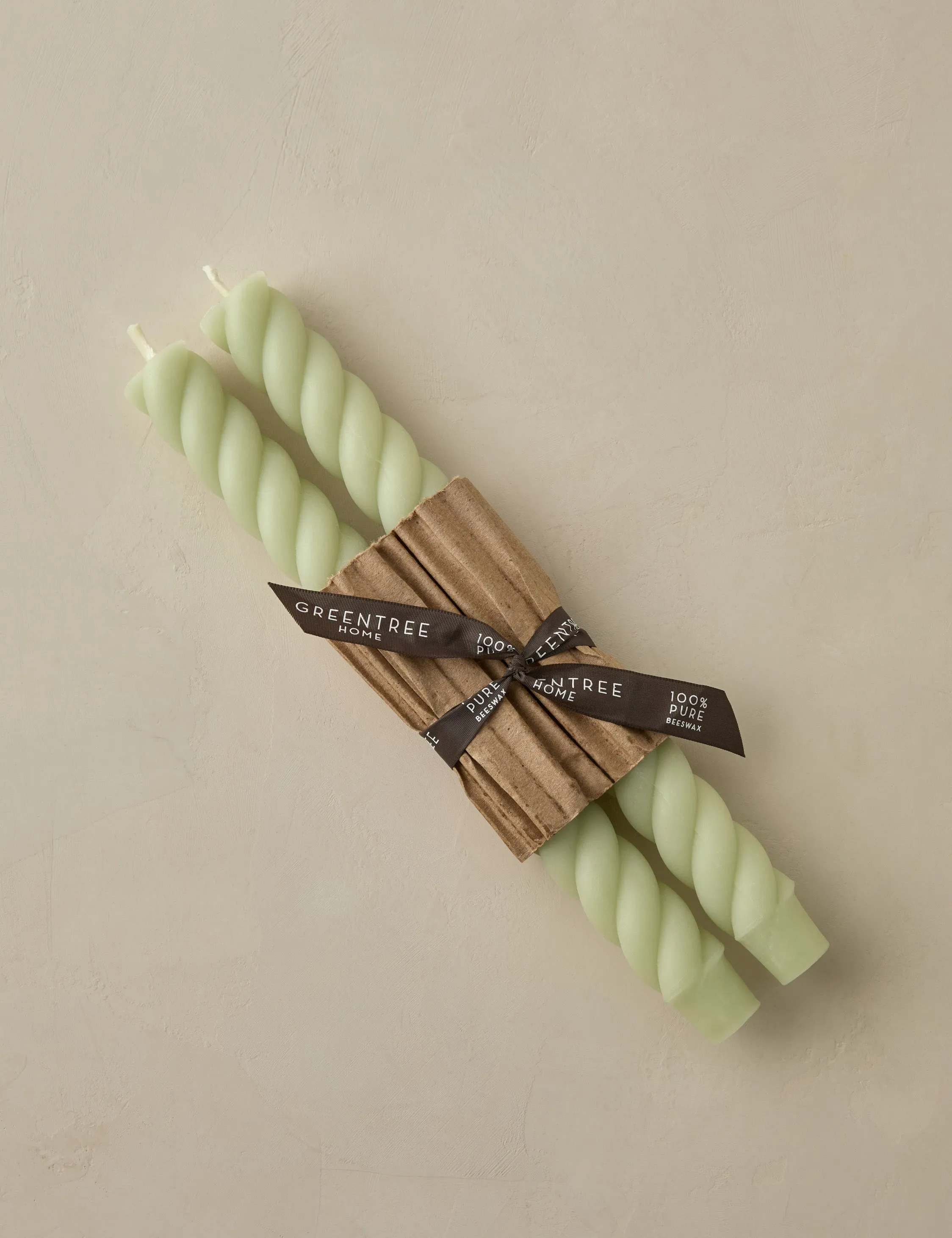 Rope Taper Candles (Set Of 2) by Greentree Home Lulu and Georgia