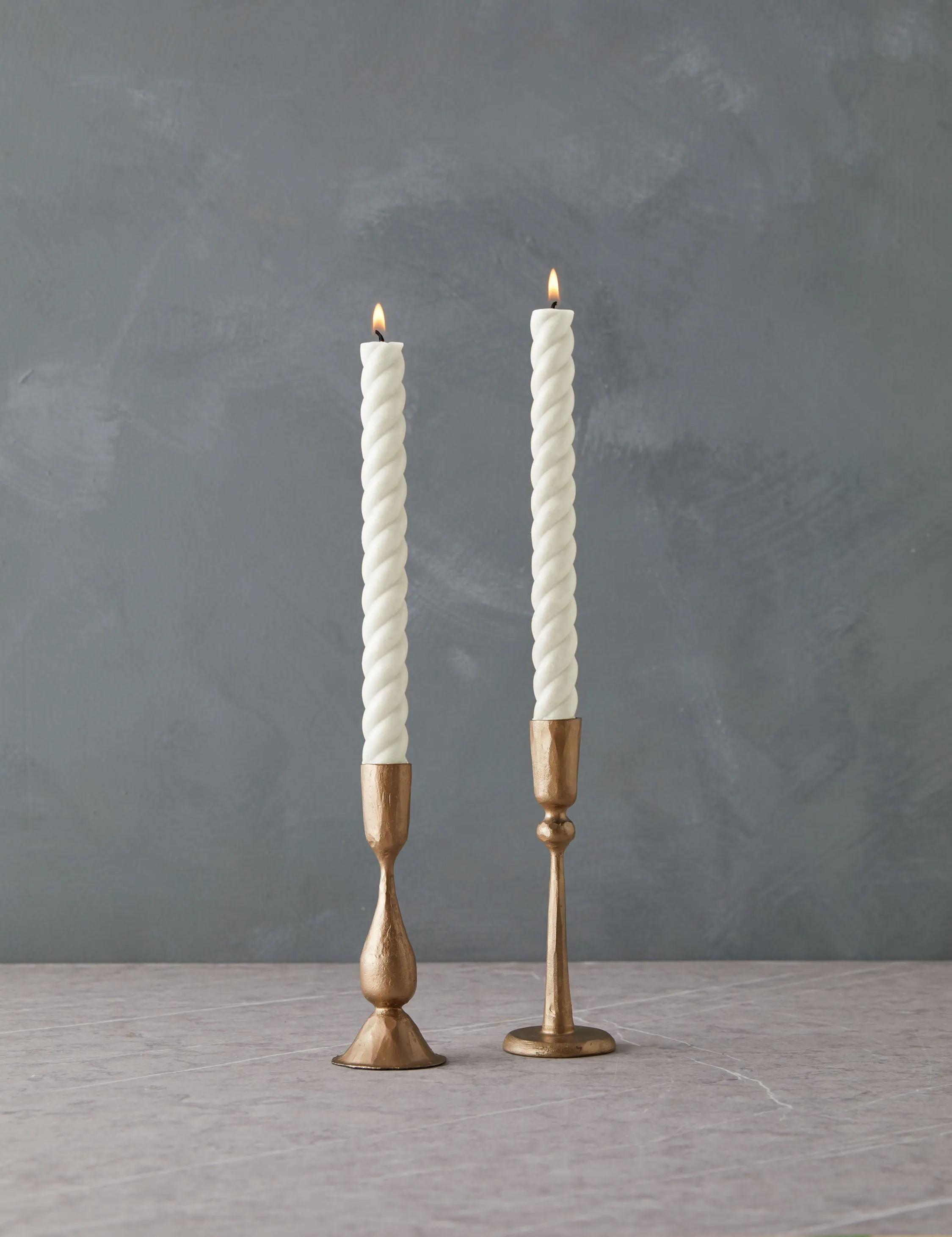 Rope Taper Candles (Set Of 2) by Greentree Home Lulu and Georgia